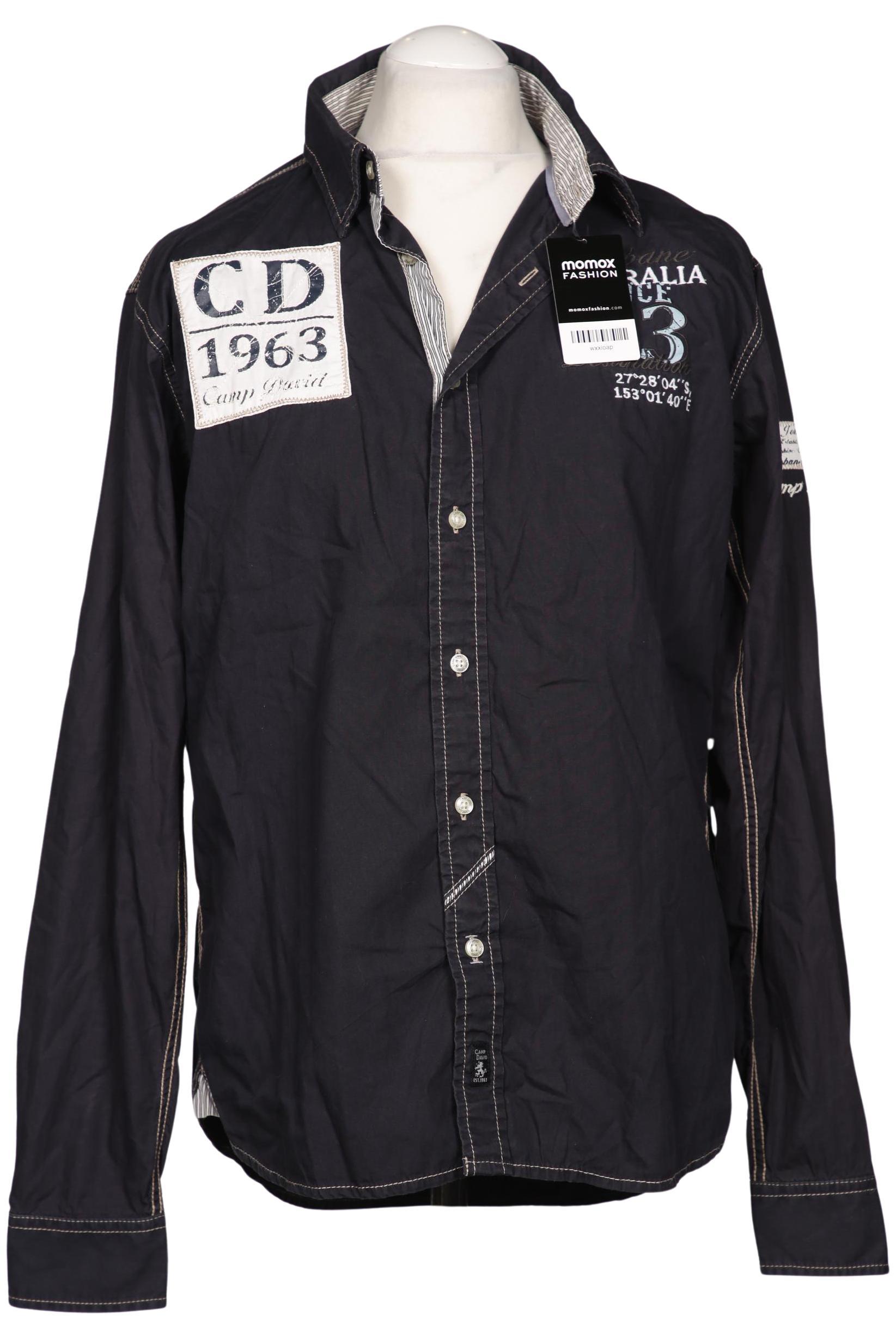 

Camp David Herren Hemd, marineblau, Gr. 52