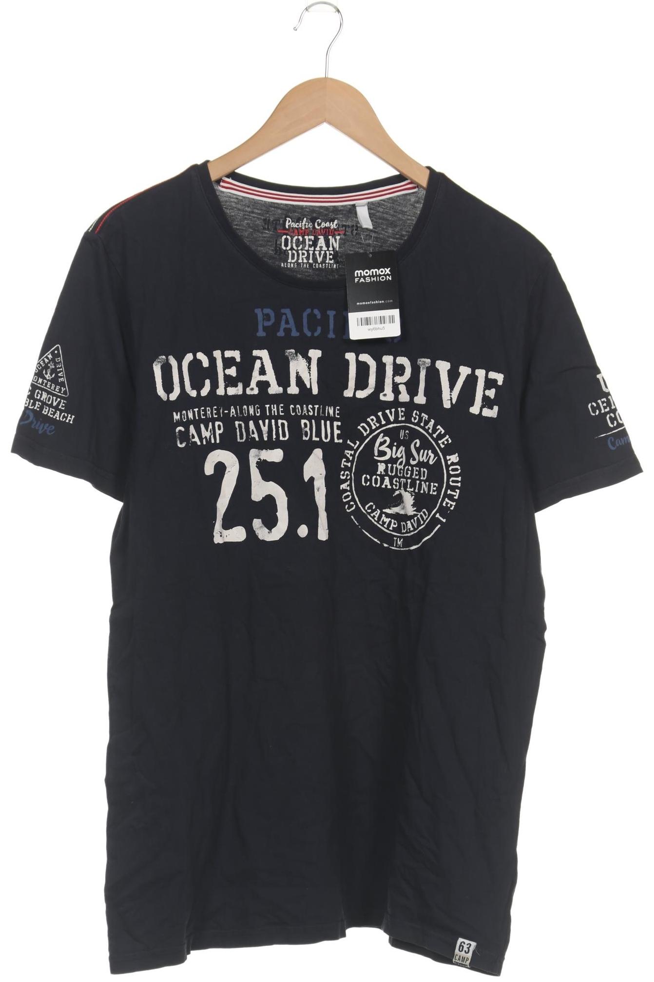 

Camp David Herren T-Shirt, marineblau, Gr. 54