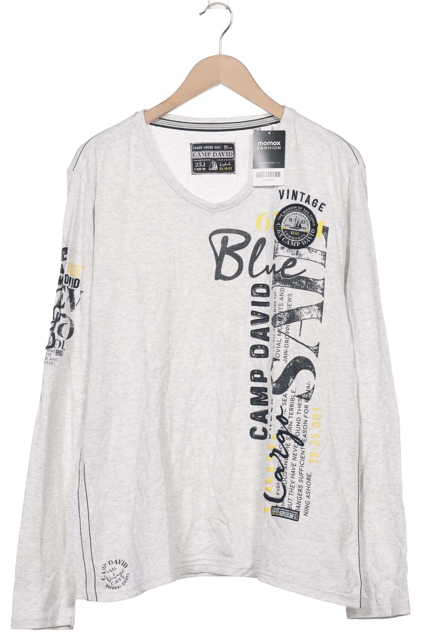 

Camp David Herren Langarmshirt, grau, Gr. 52