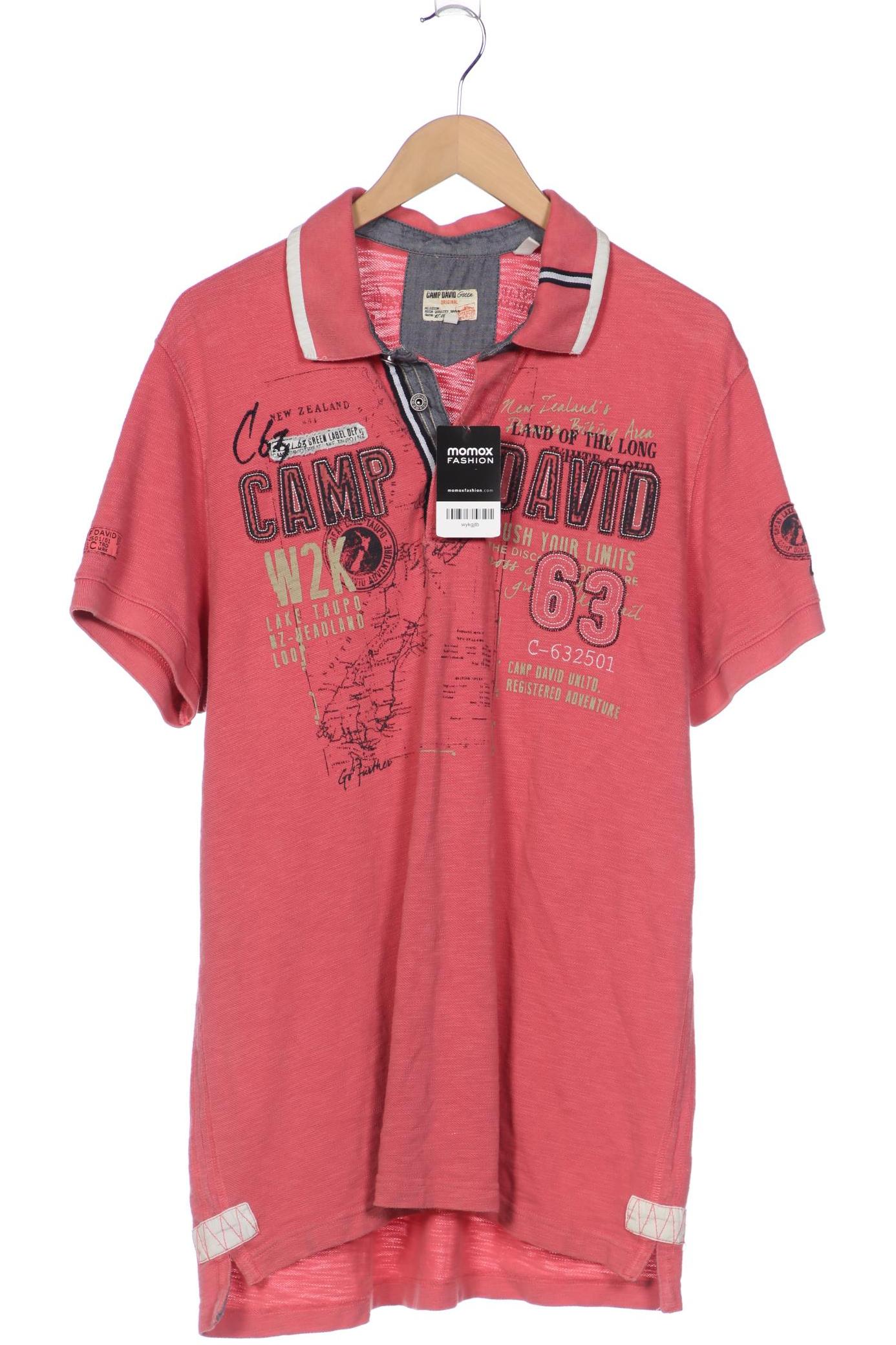

Camp David Herren Poloshirt, pink, Gr. 54