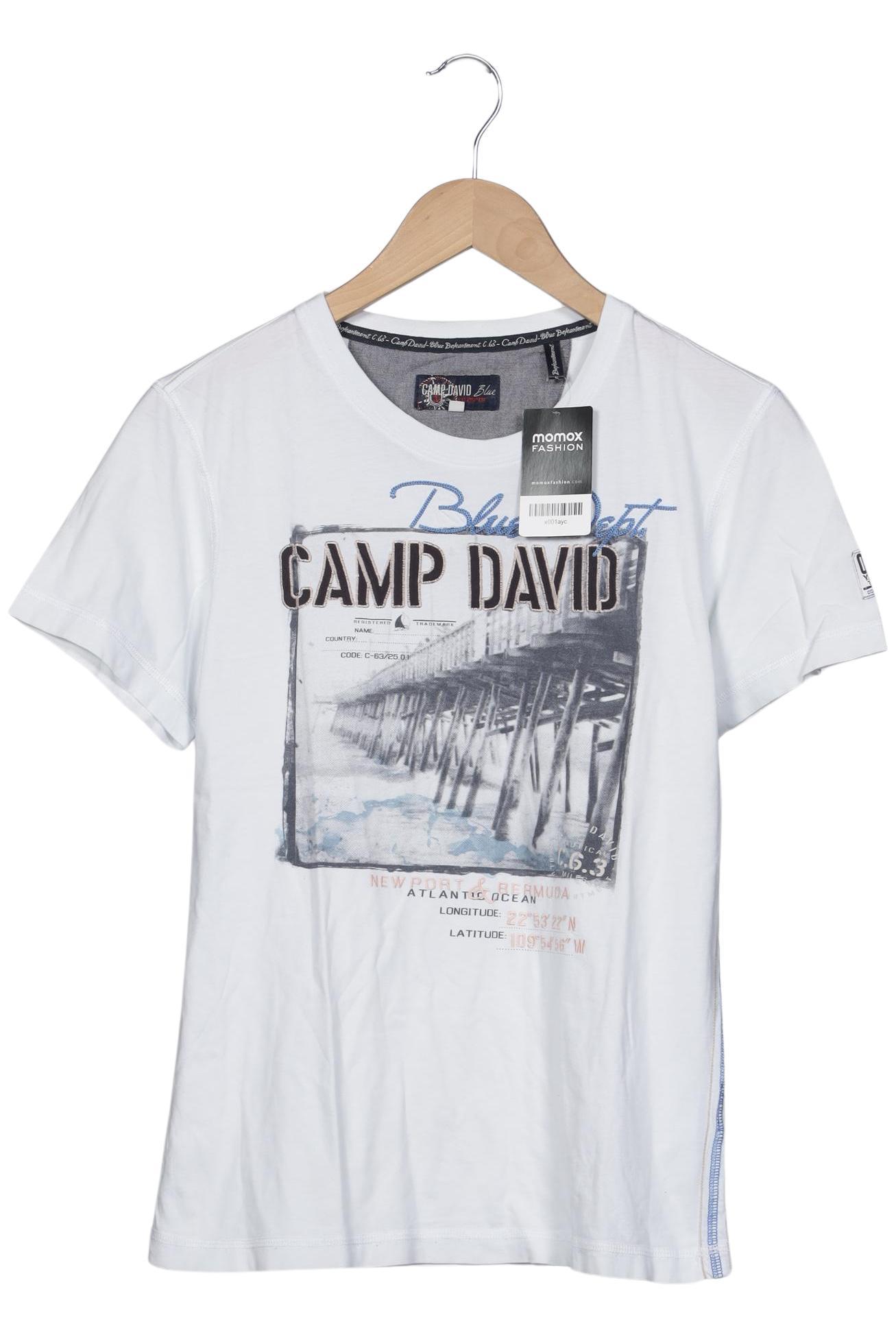 

Camp David Herren T-Shirt, weiß, Gr. 46