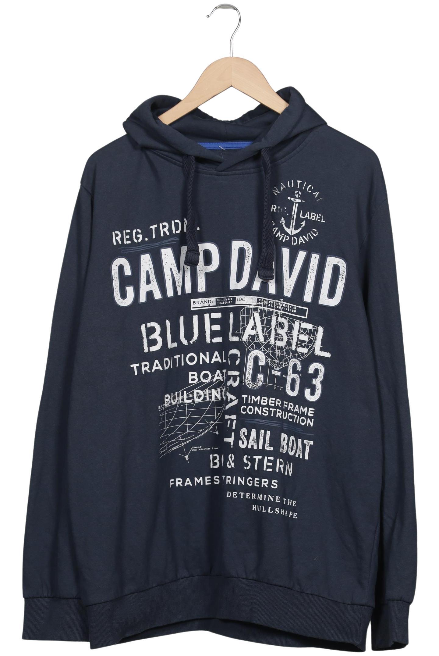 

Camp David Herren Kapuzenpullover, marineblau, Gr. 58