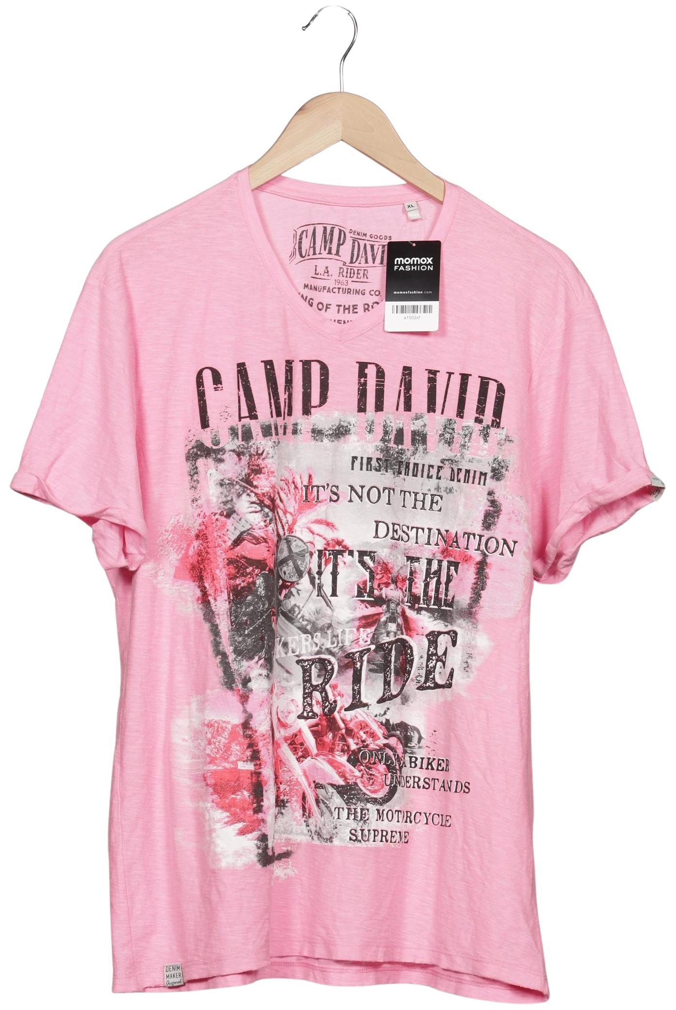 

Camp David Herren T-Shirt, pink, Gr. 54