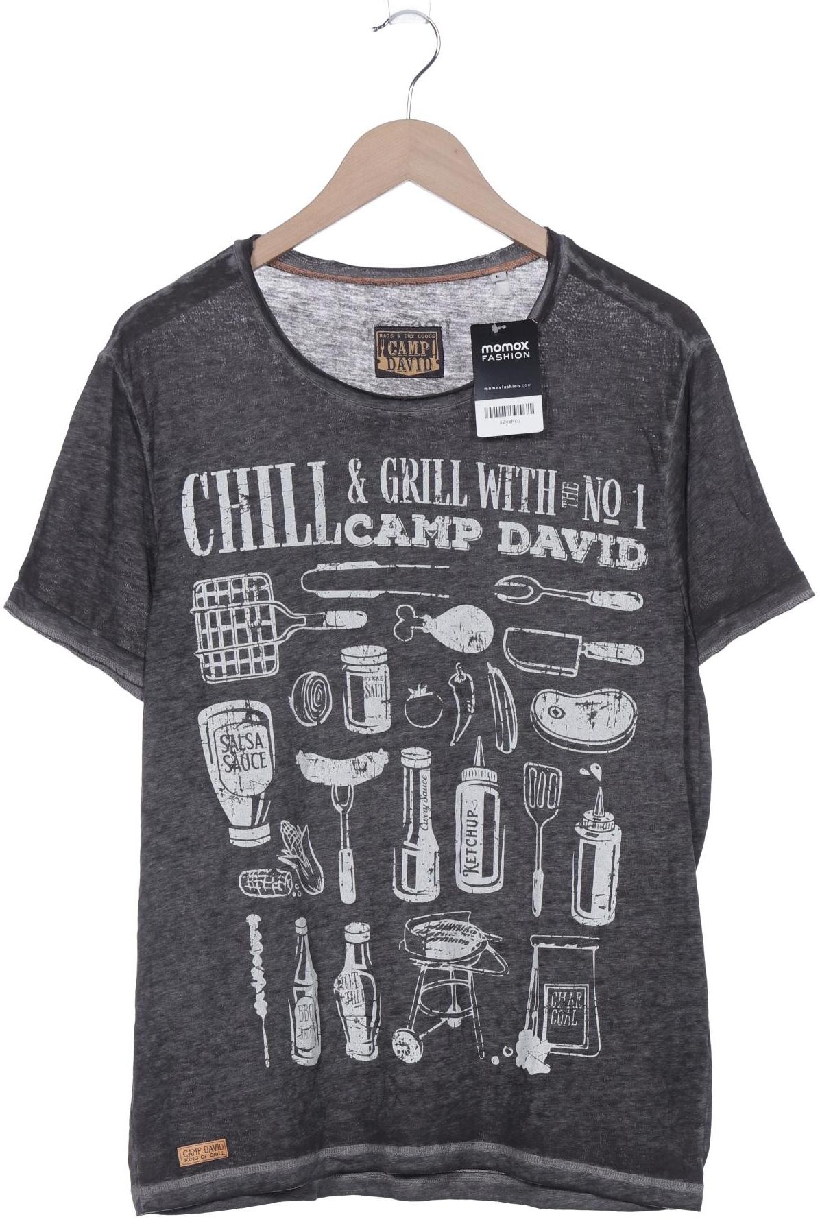 

Camp David Herren T-Shirt, grau, Gr. 52