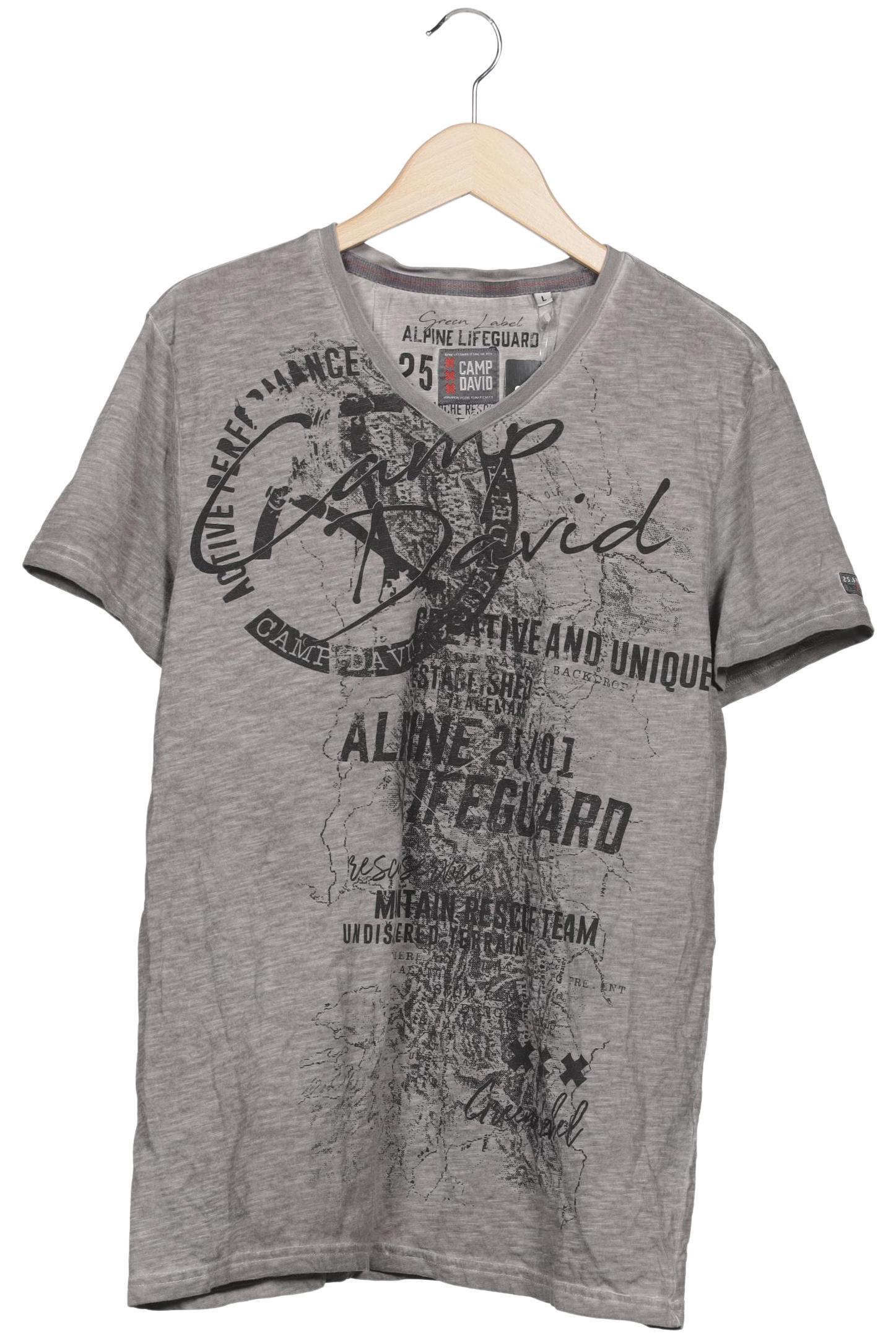 

Camp David Herren T-Shirt, grau, Gr. 52
