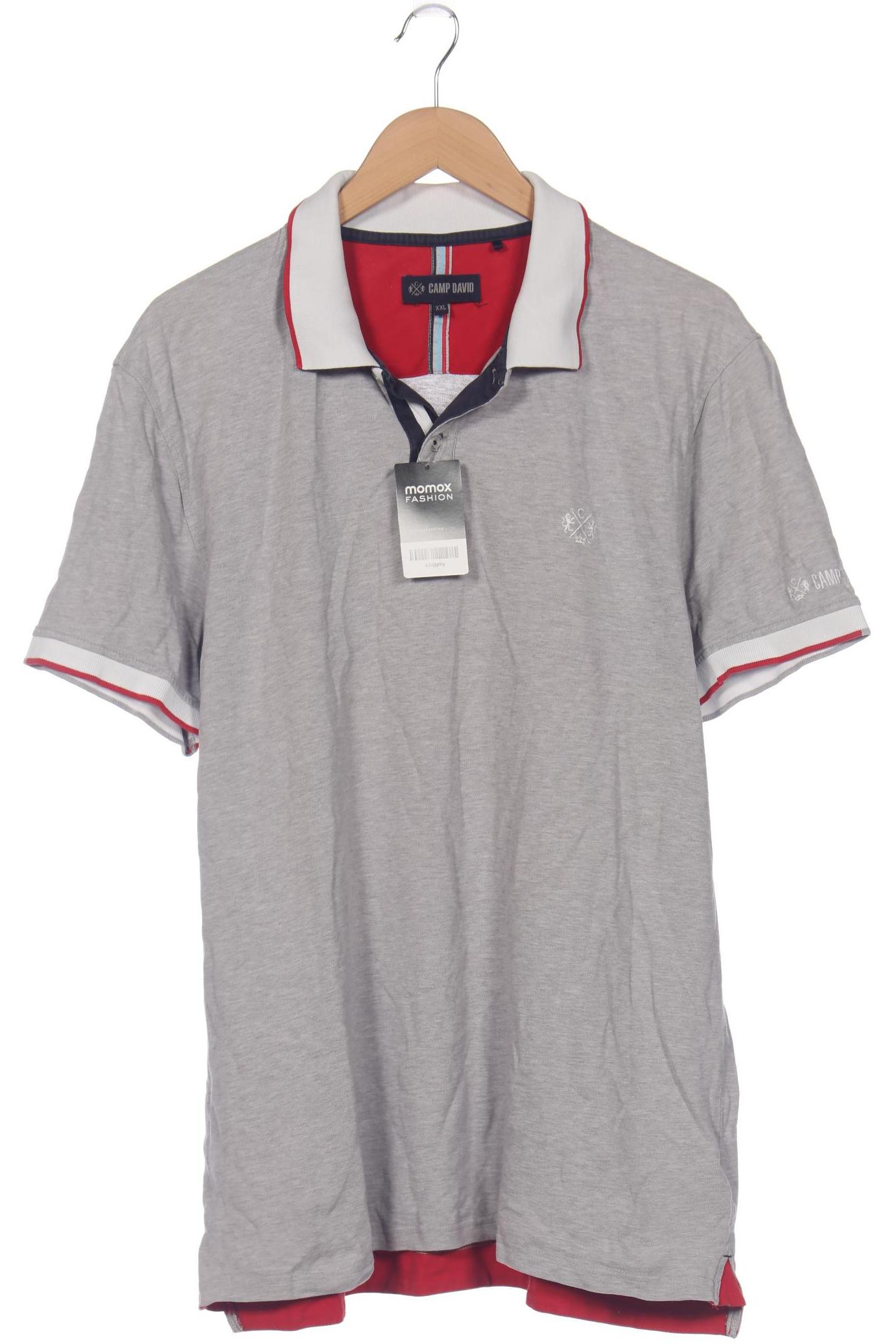 

Camp David Herren Poloshirt, grau, Gr. 56