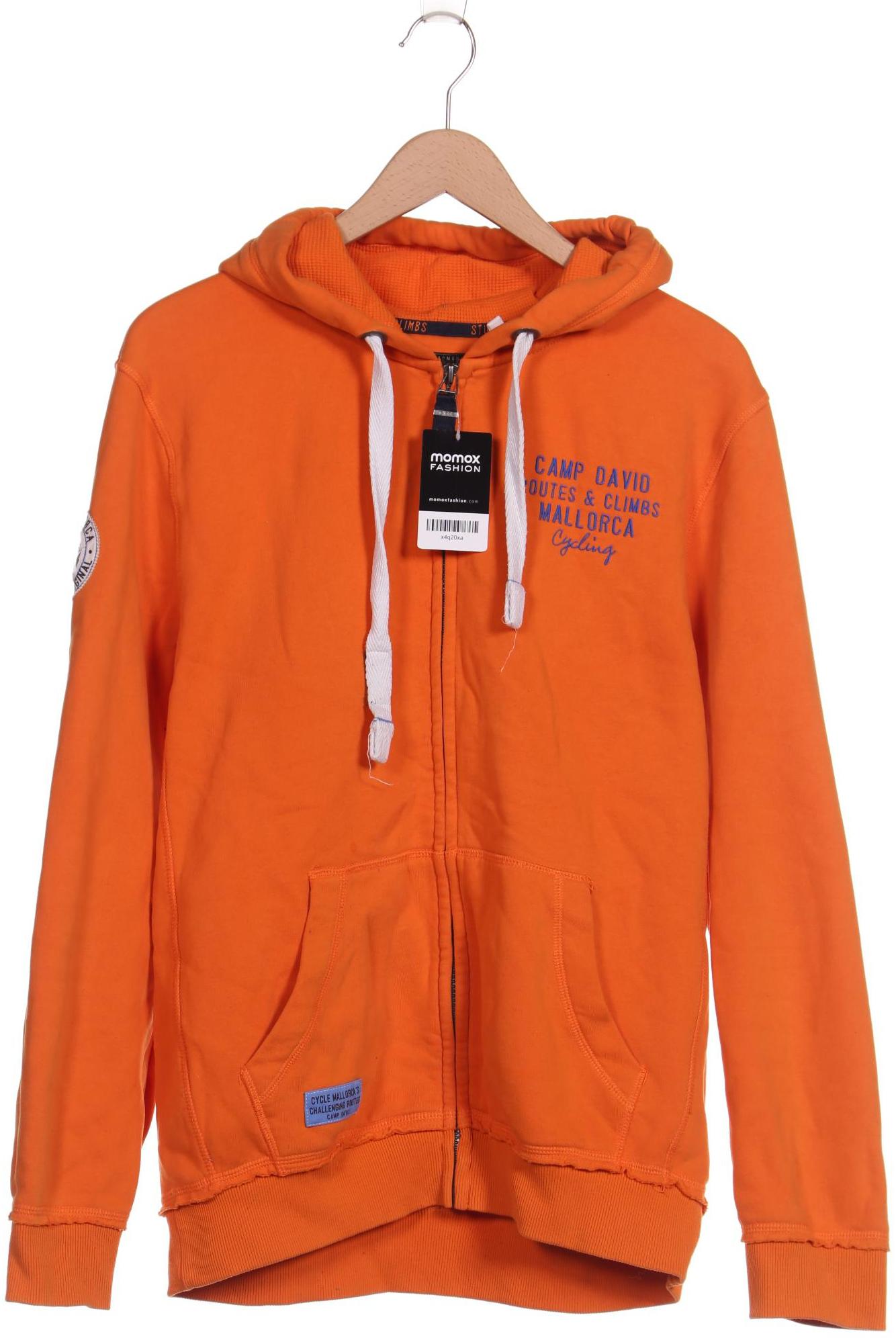 

Camp David Herren Kapuzenpullover, orange, Gr. 52