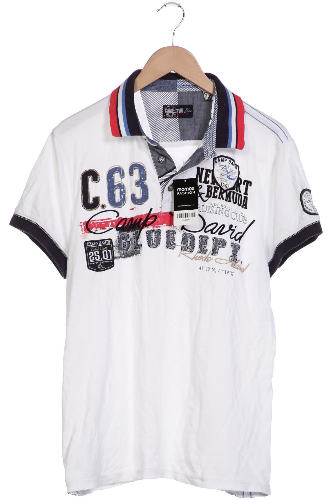 

Camp David Herren Poloshirt, weiß, Gr. 54