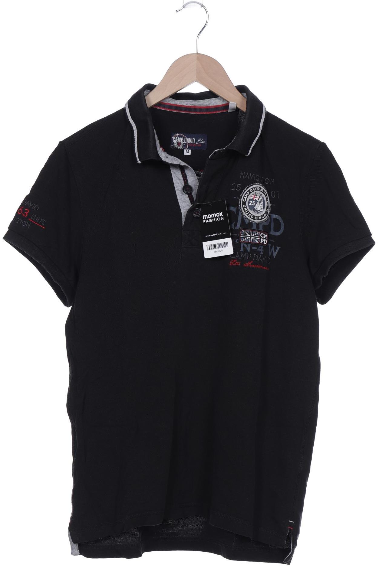 

Camp David Herren Poloshirt, schwarz