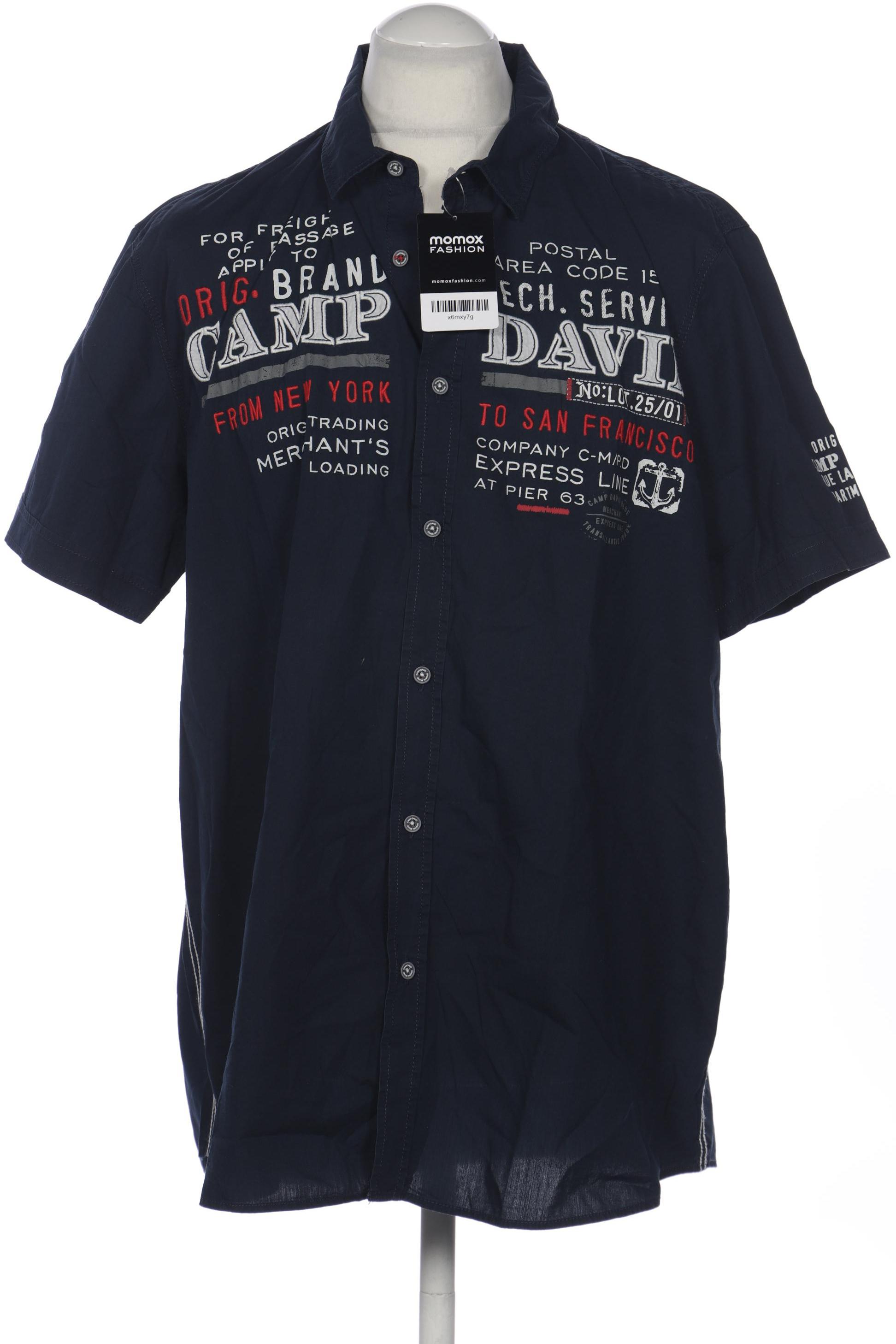 

Camp David Herren Hemd, marineblau