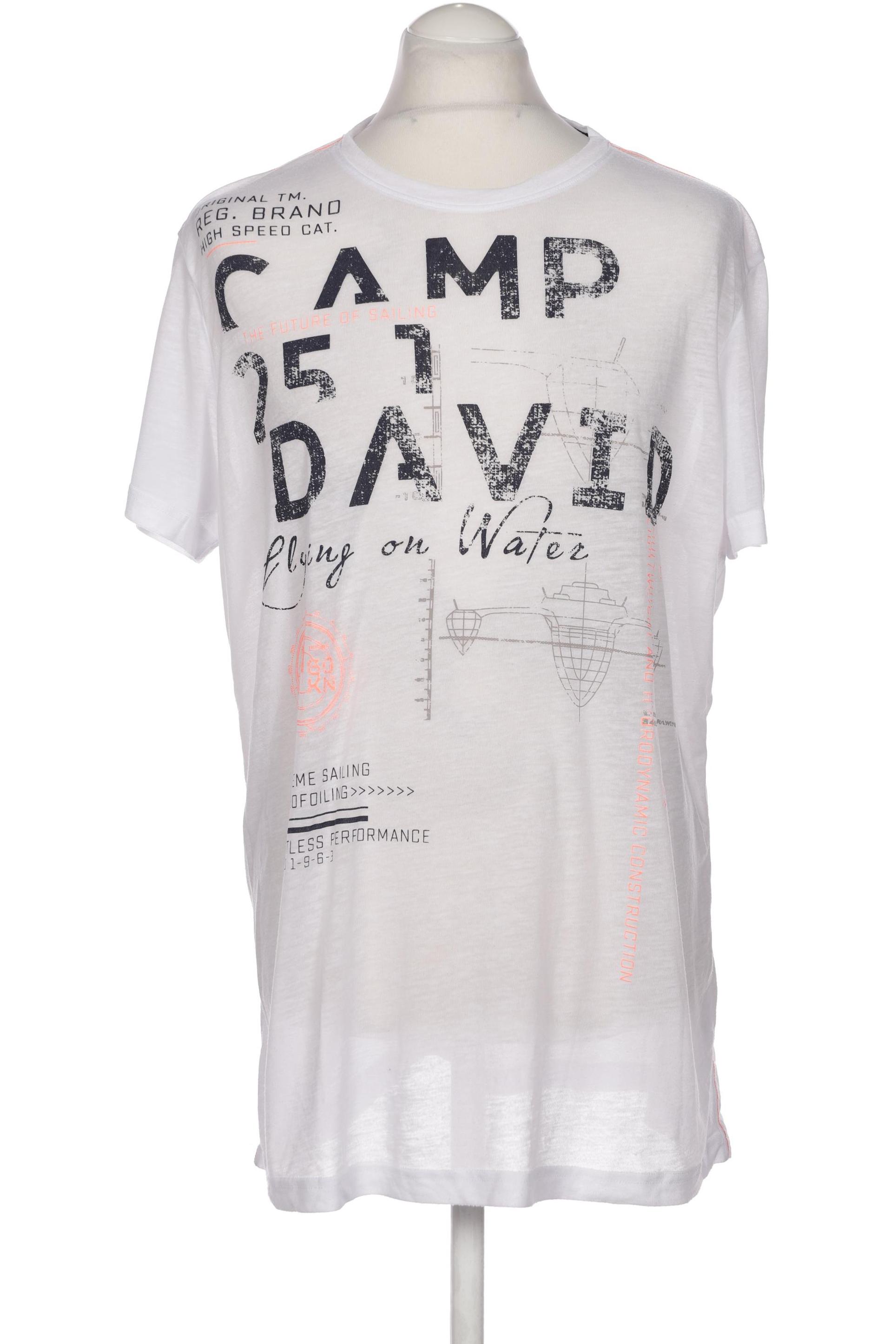 

Camp David Herren T-Shirt, weiß, Gr. 54