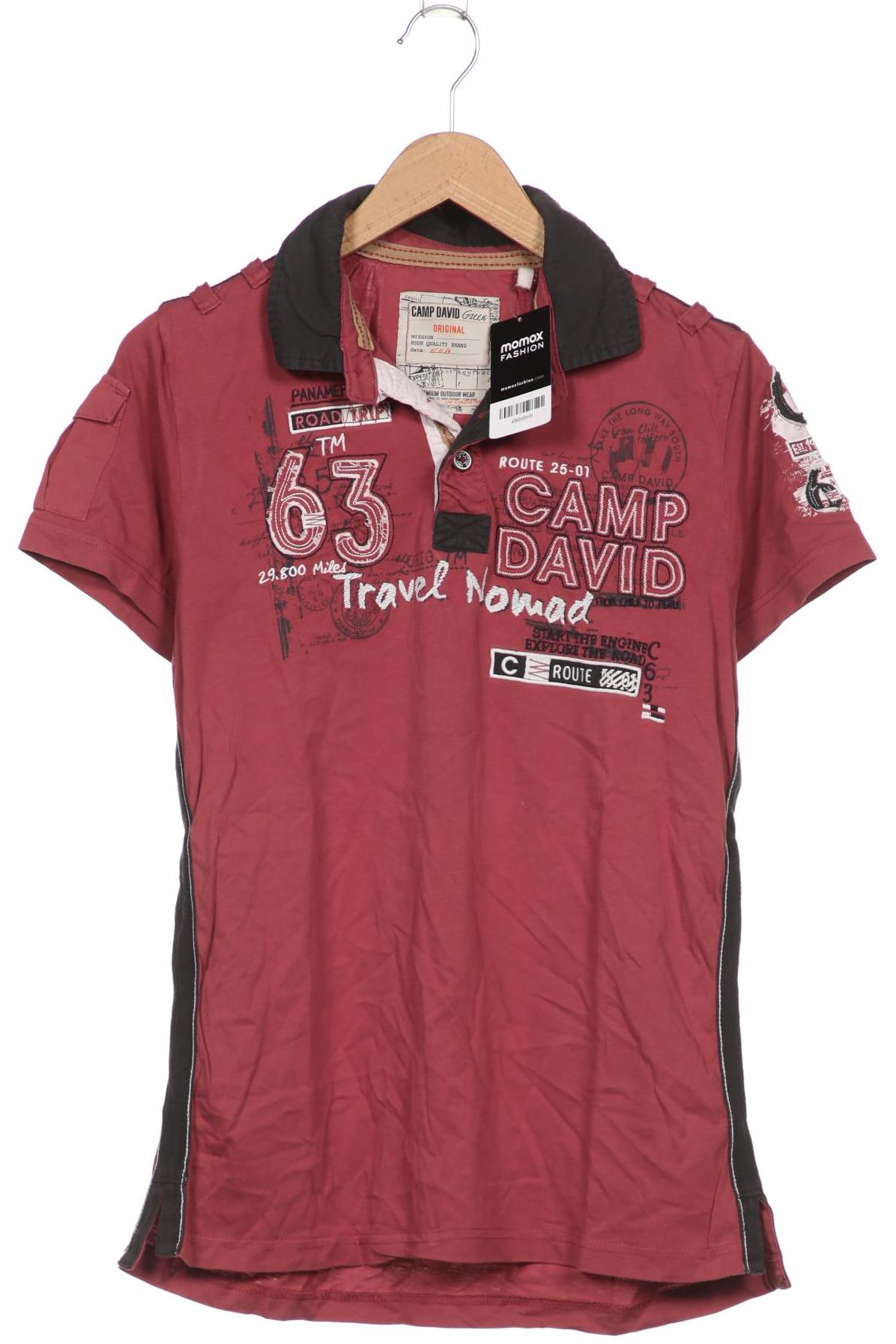 

Camp David Herren Poloshirt, bordeaux