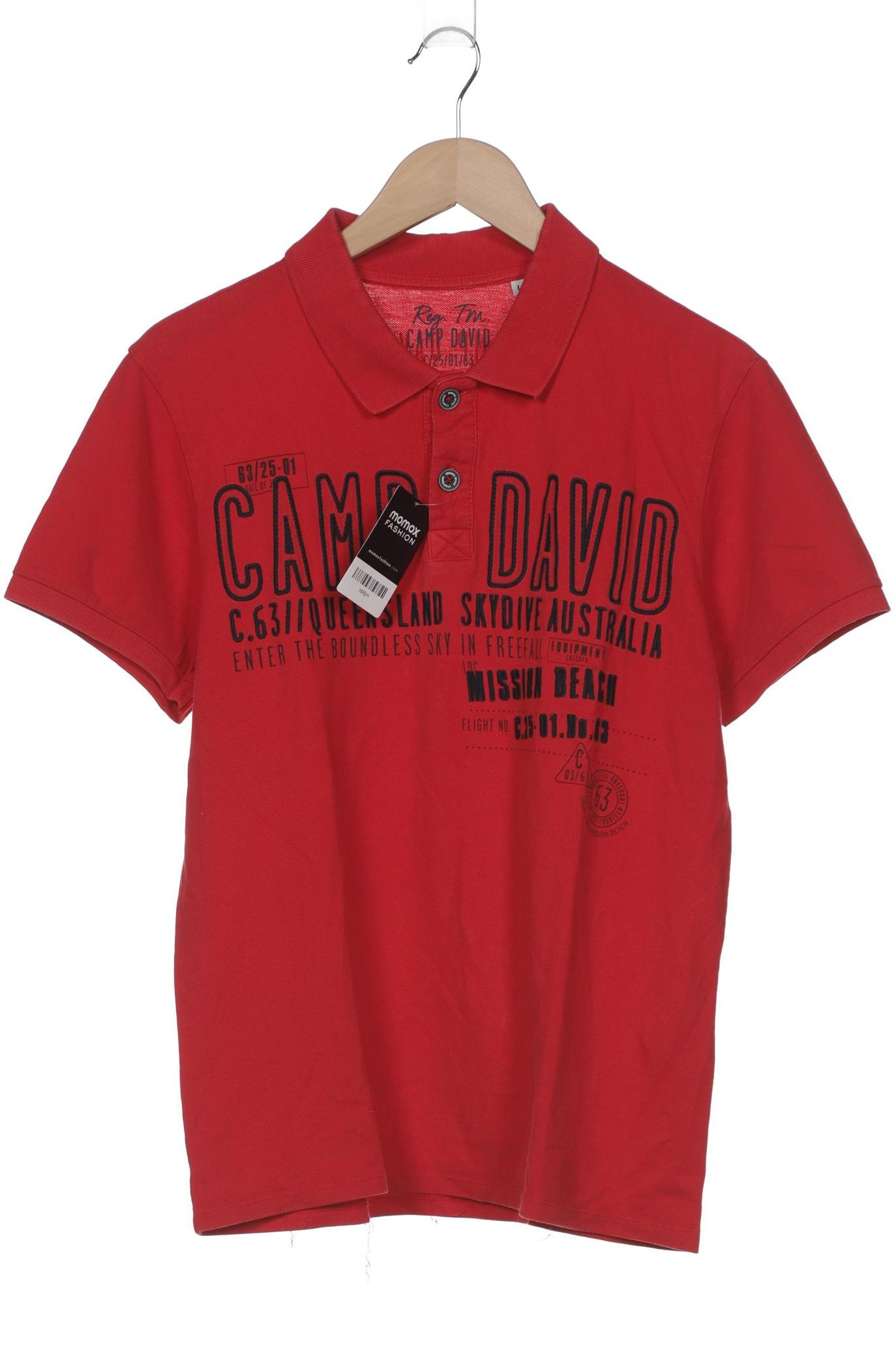 

Camp David Herren Poloshirt, rot, Gr. 52