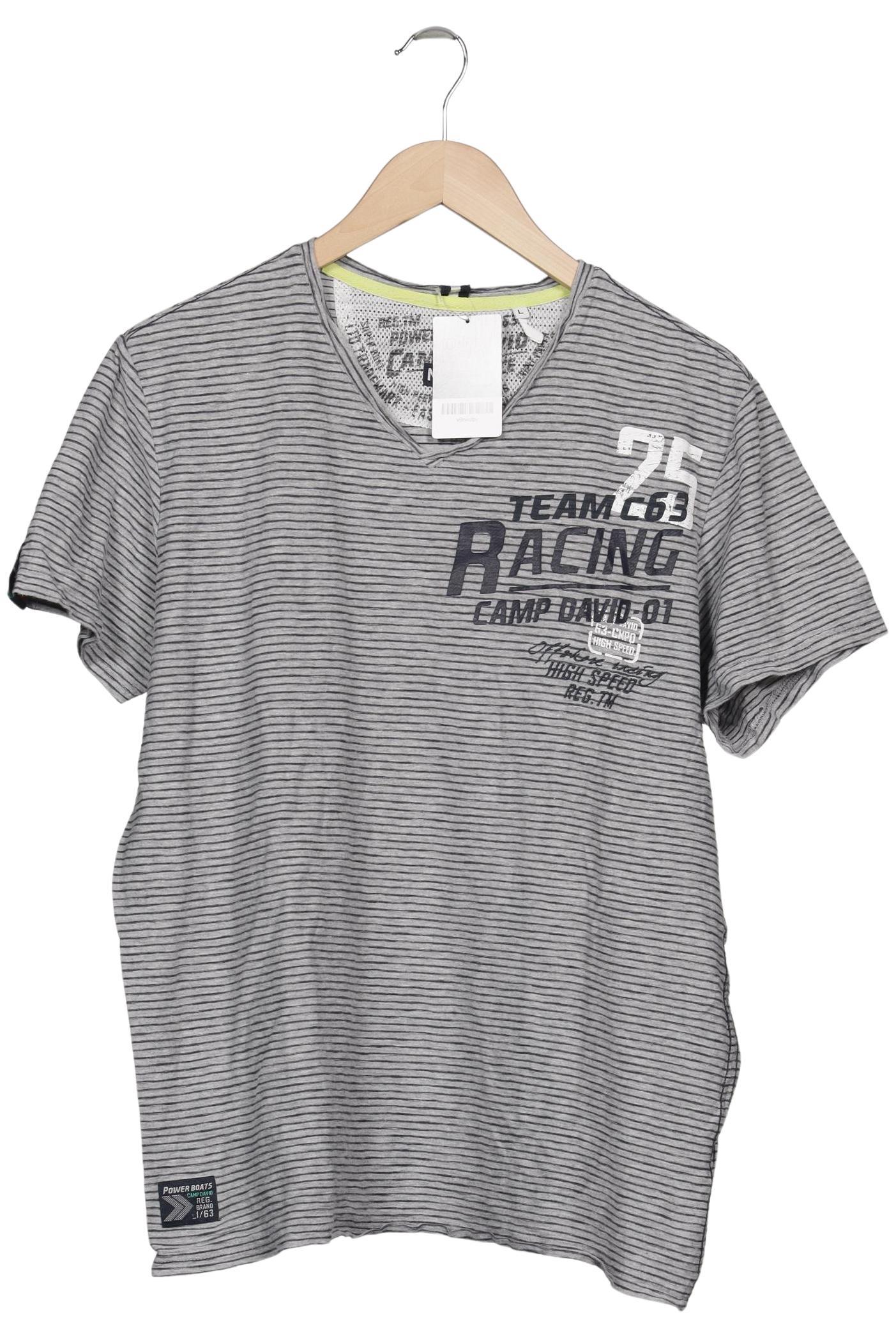 

Camp David Herren T-Shirt, grau, Gr. 52
