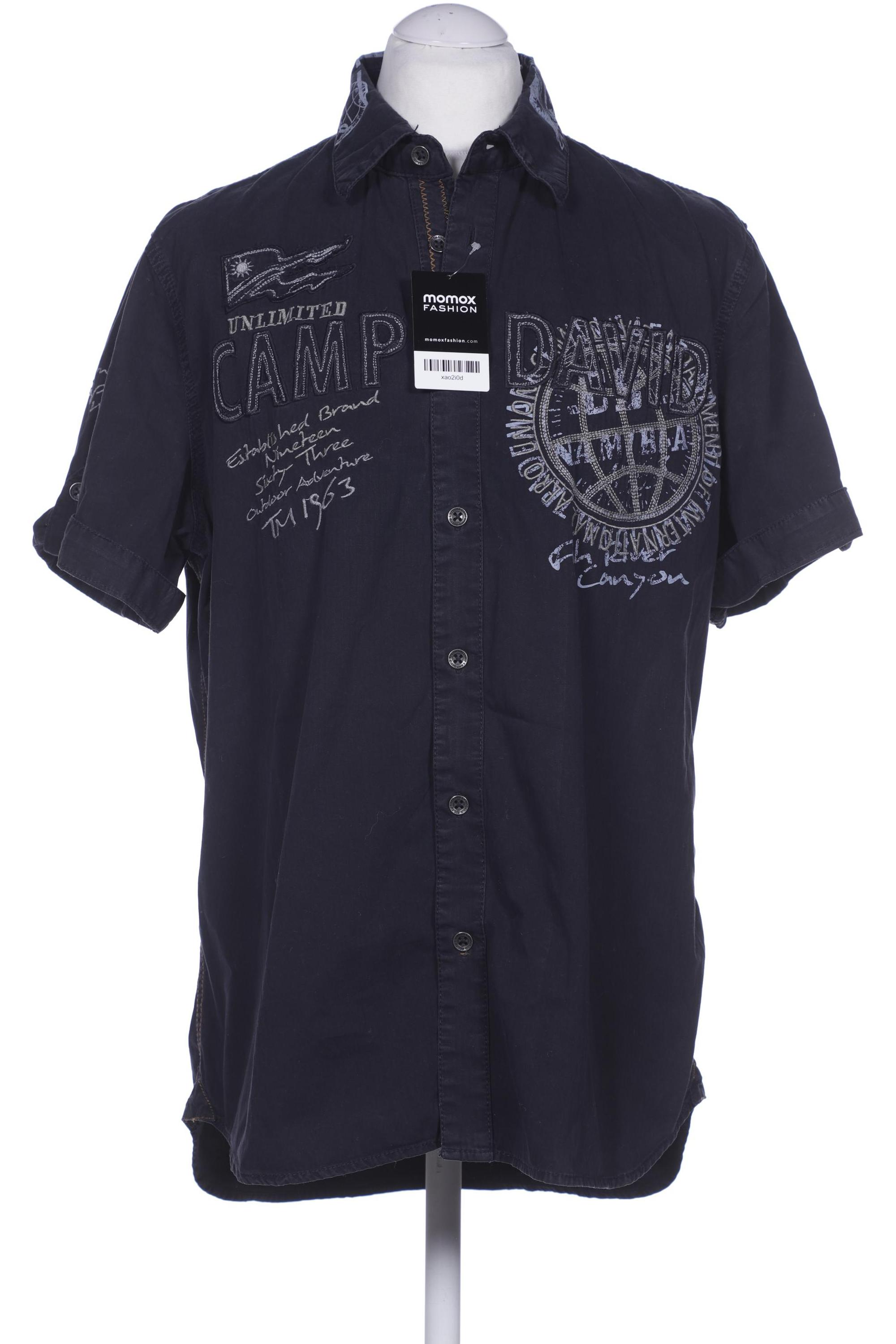 

Camp David Herren Hemd, schwarz