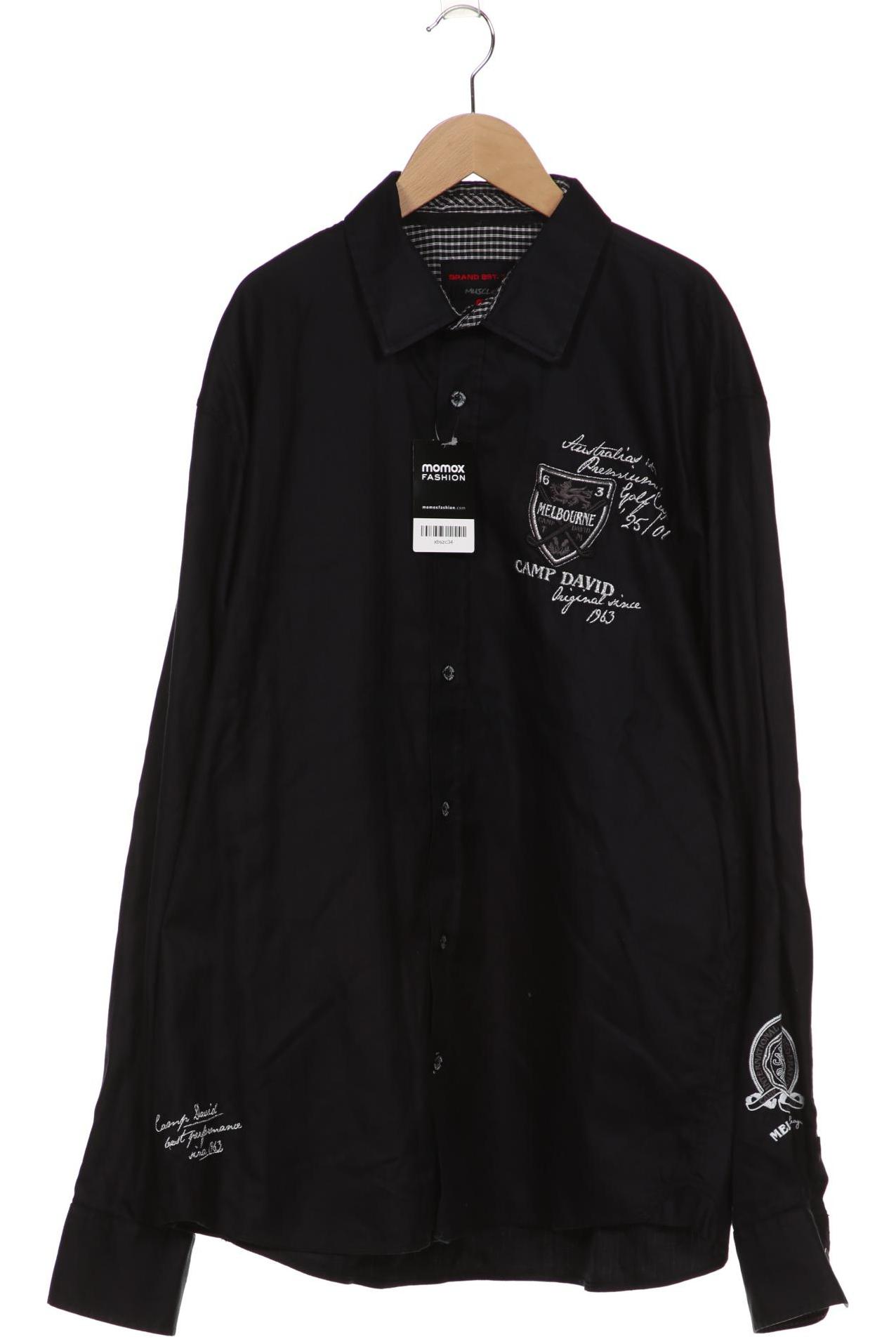 

Camp David Herren Hemd, schwarz