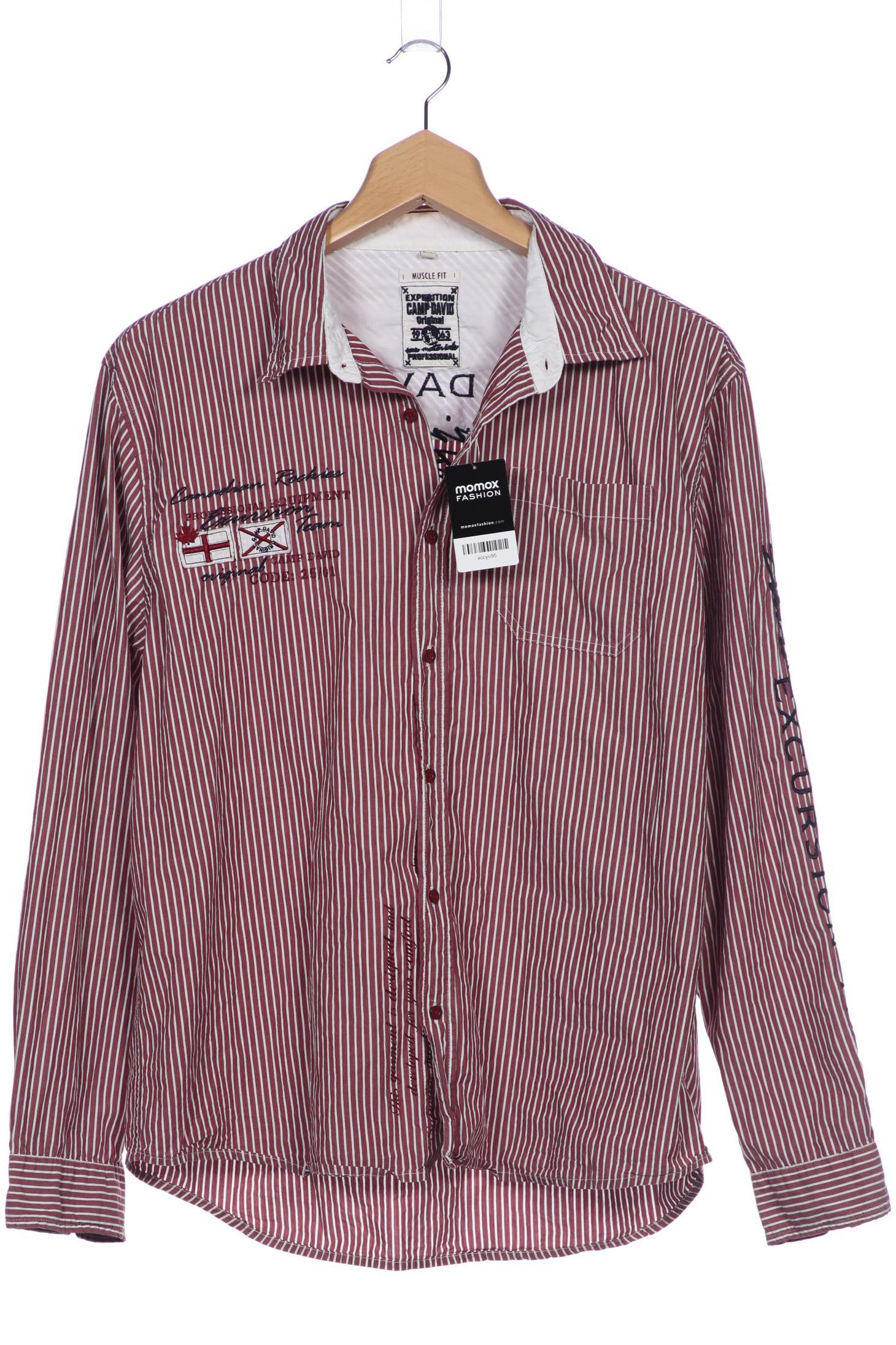 

Camp David Herren Hemd, bordeaux, Gr. 58