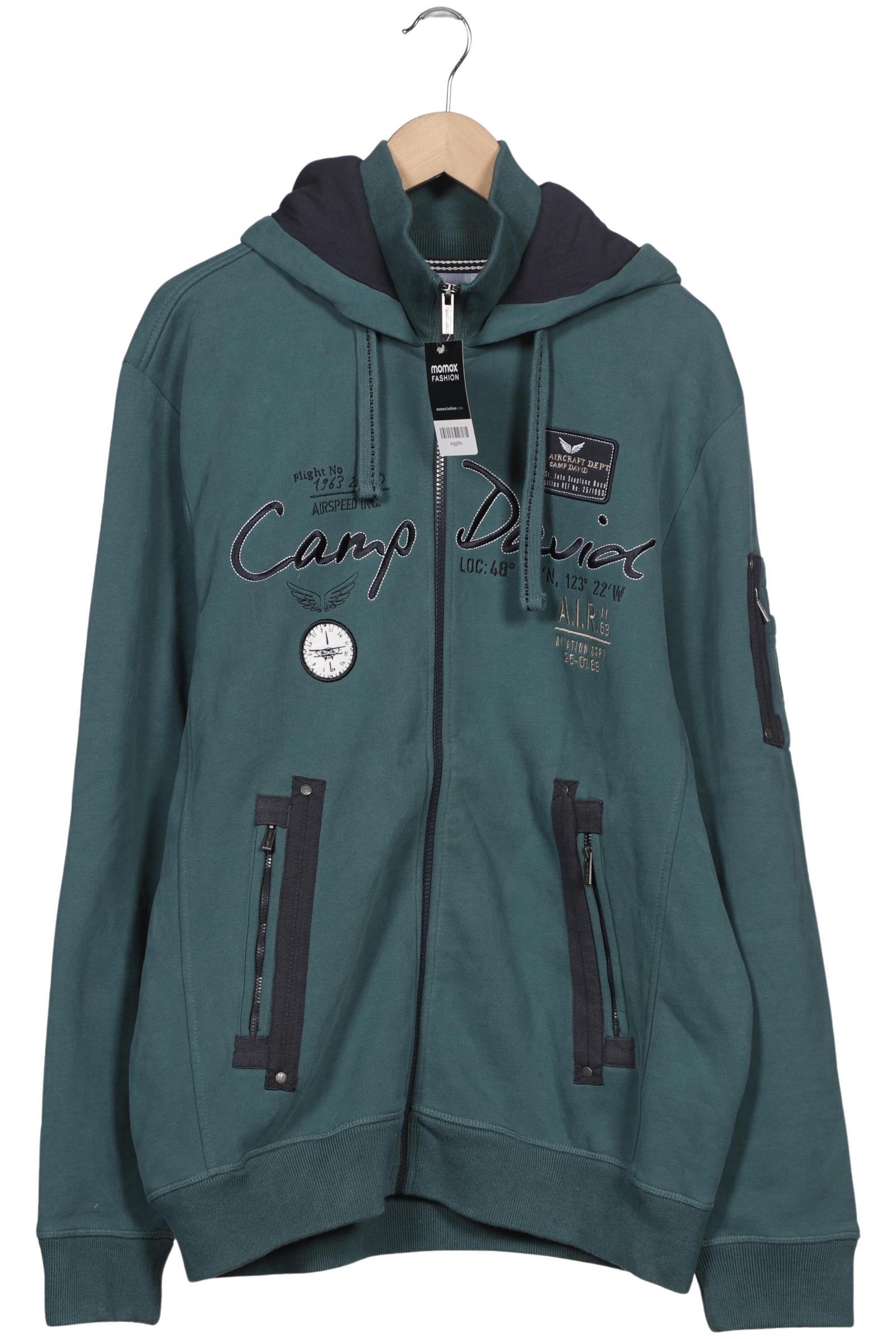 

Camp David Herren Kapuzenpullover, grün, Gr. 56