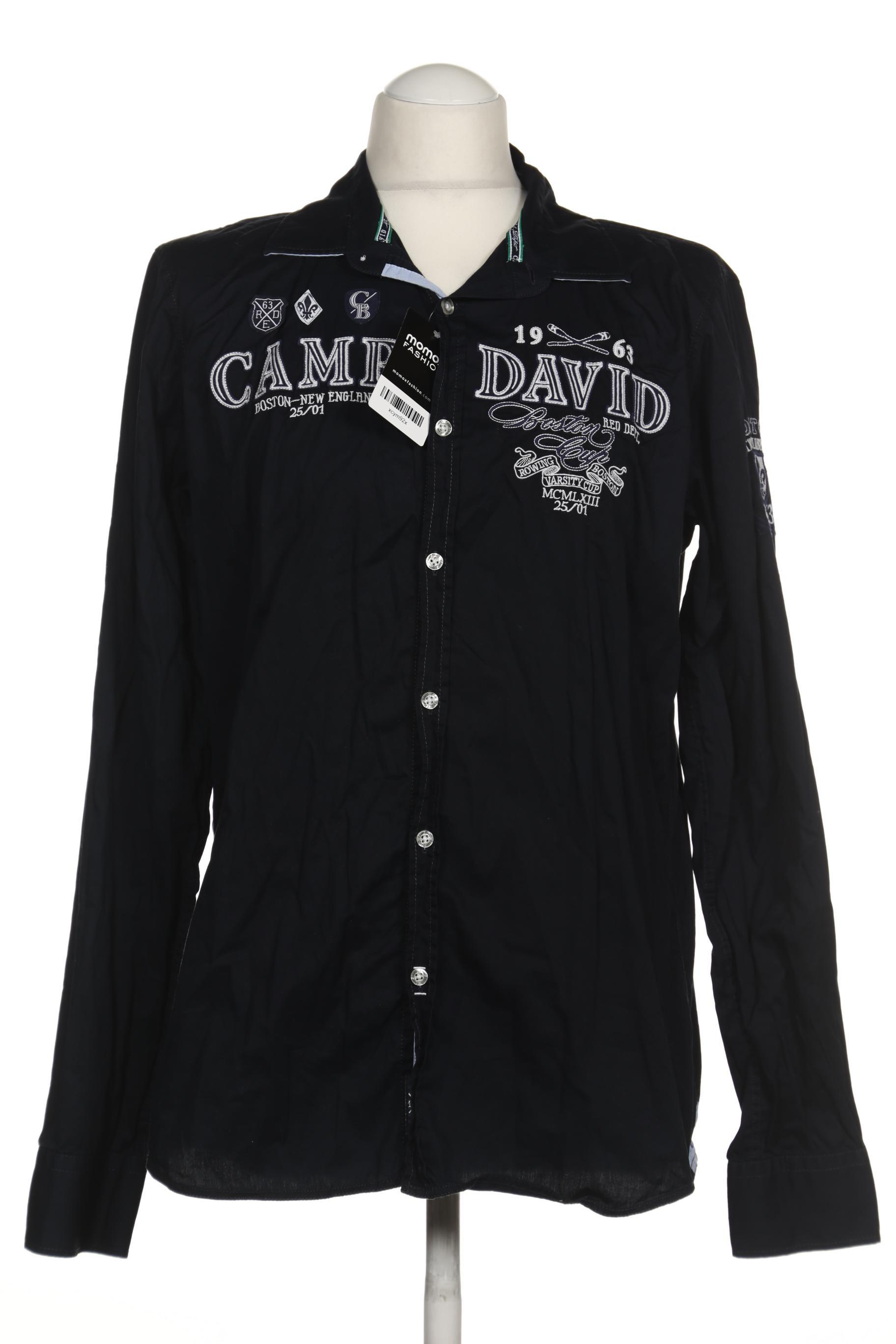 

Camp David Herren Hemd, marineblau