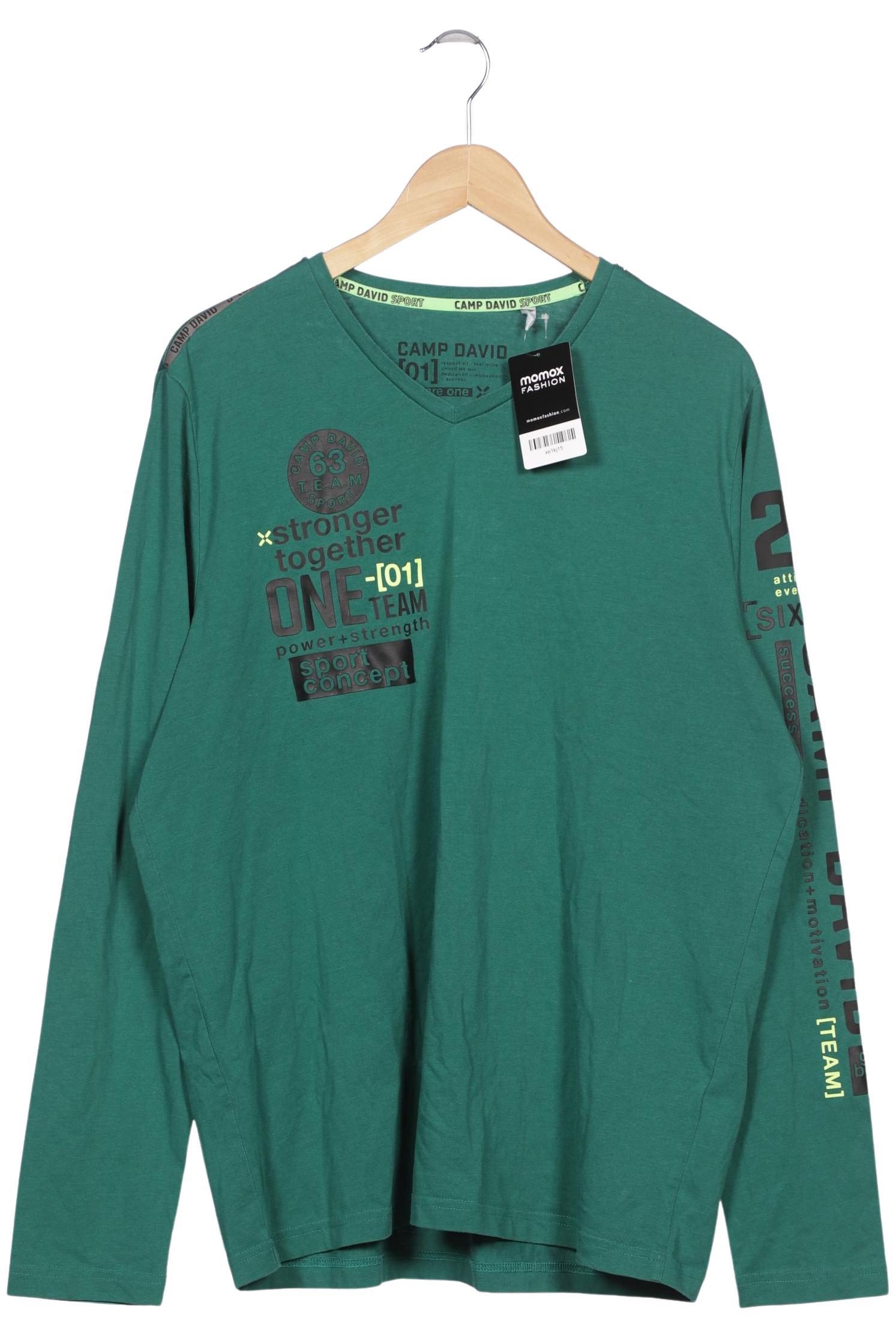 

Camp David Herren Langarmshirt, grün, Gr. 54