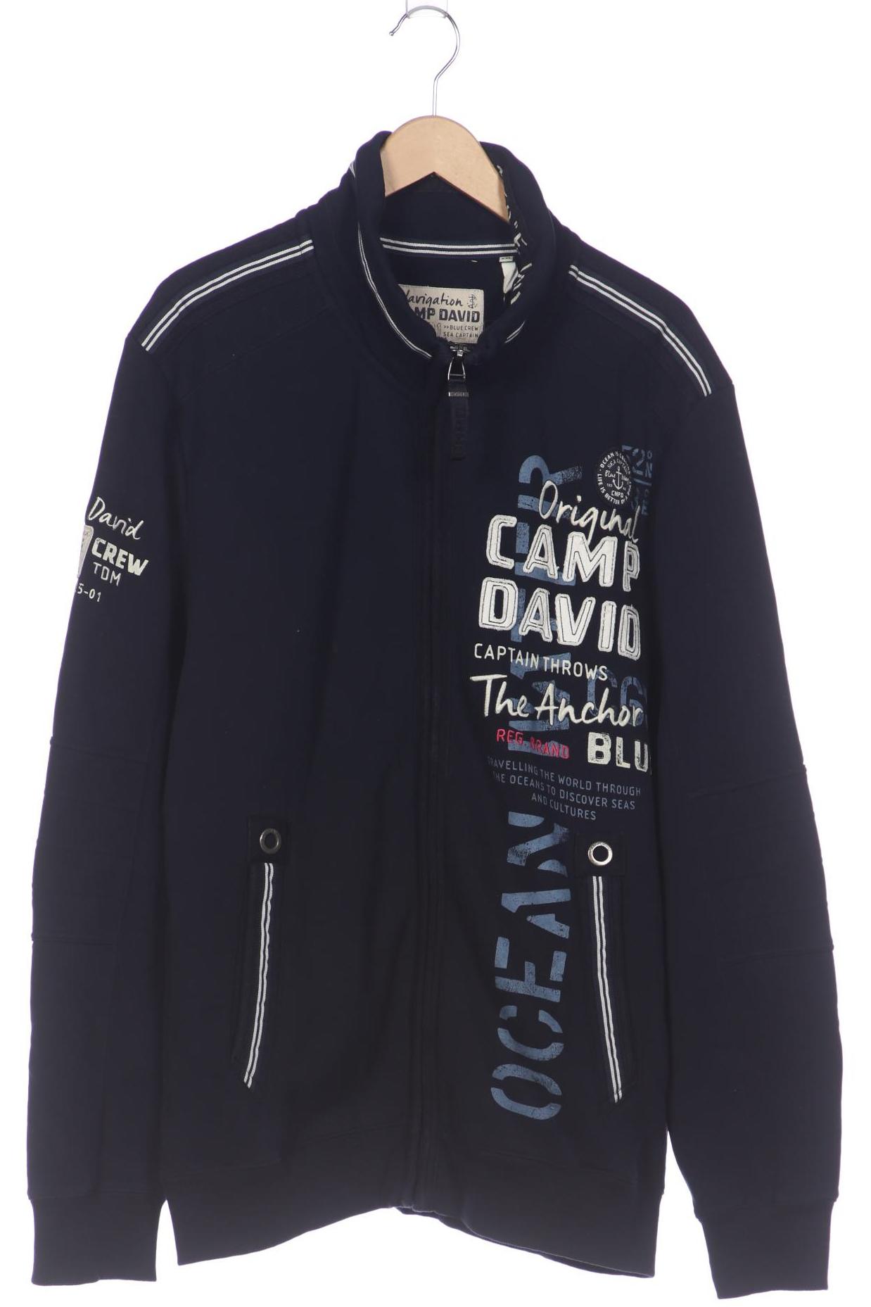 

Camp David Herren Sweatshirt, marineblau, Gr. 56