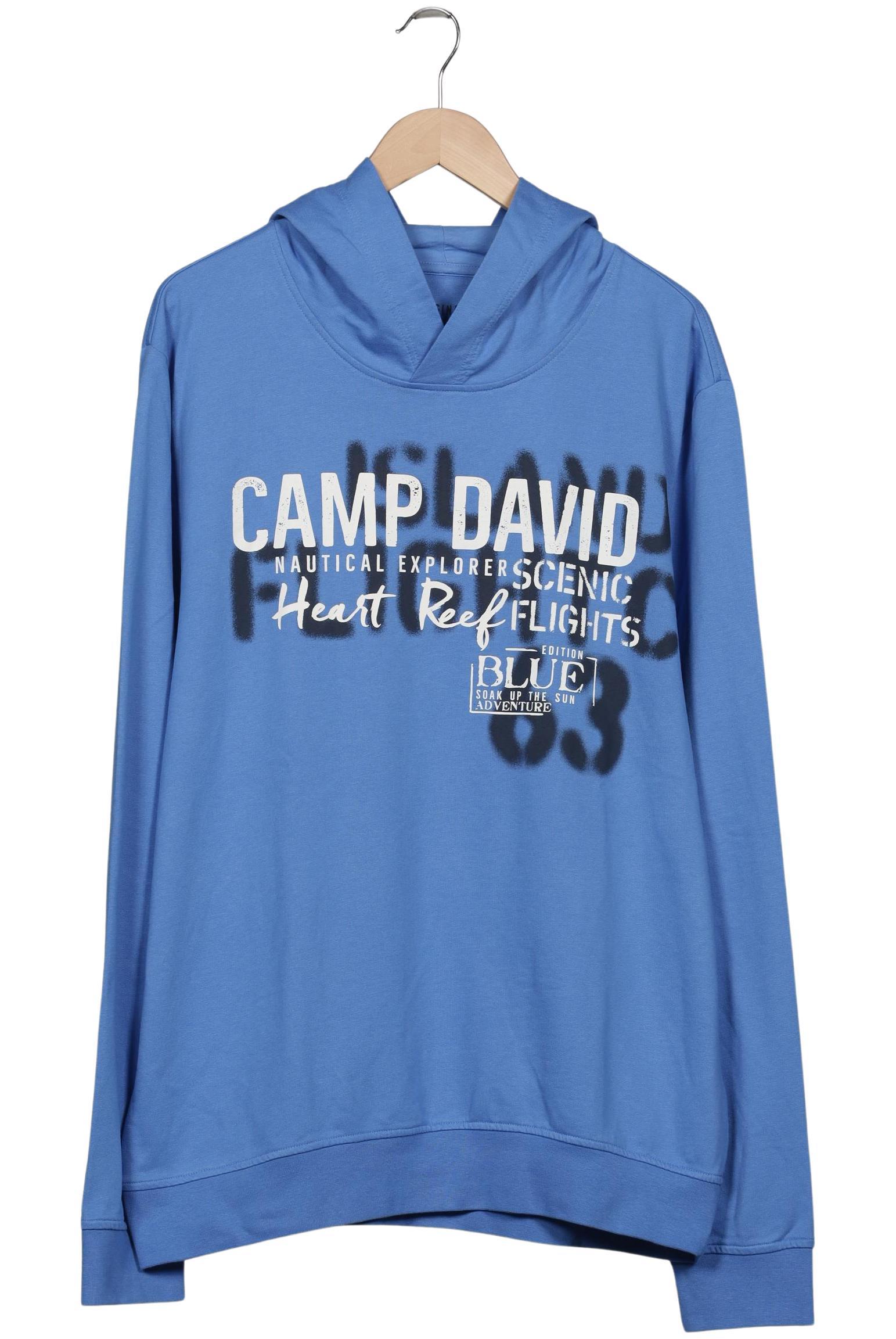 

Camp David Herren Kapuzenpullover, blau, Gr. 58