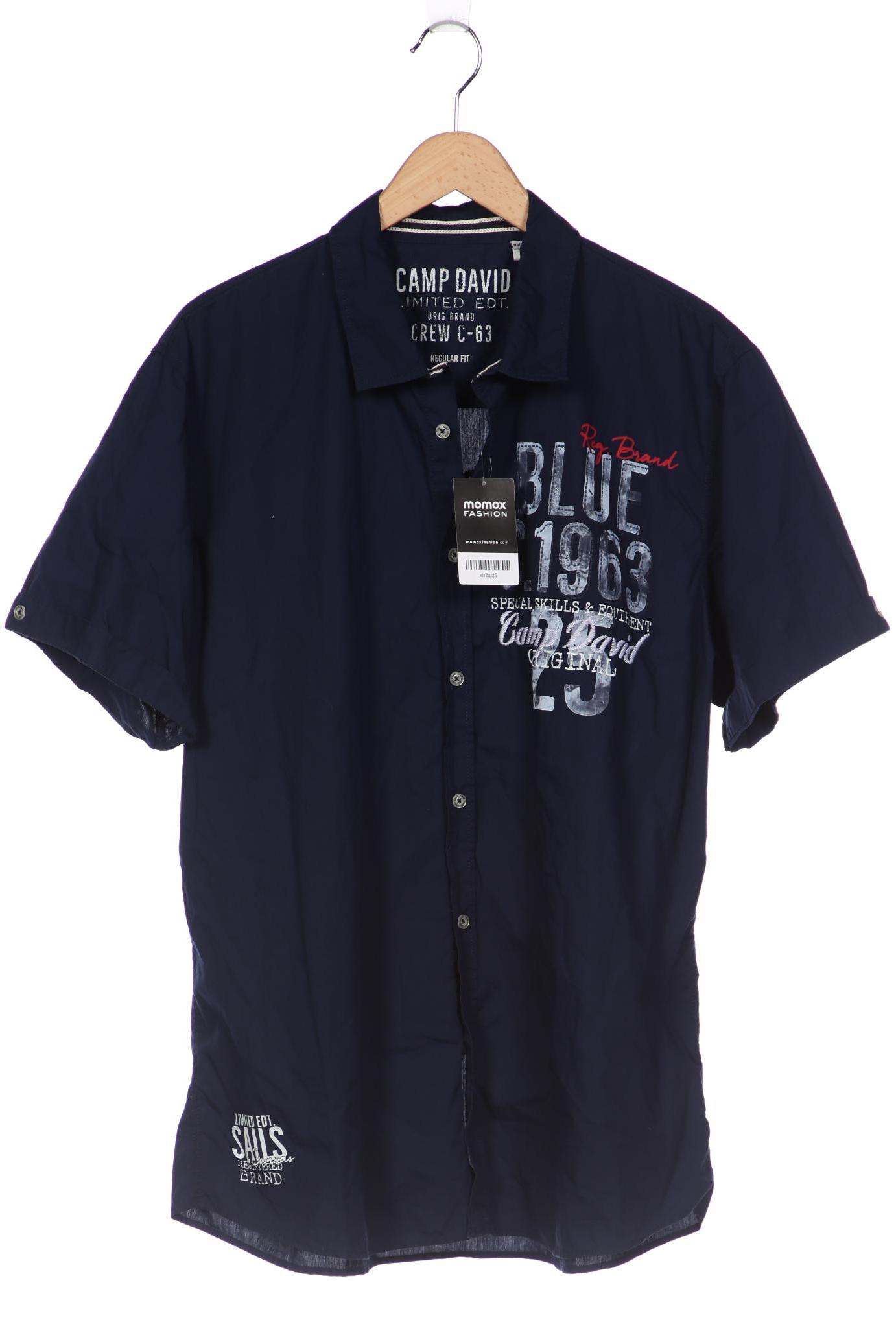 

Camp David Herren Hemd, marineblau, Gr. 56