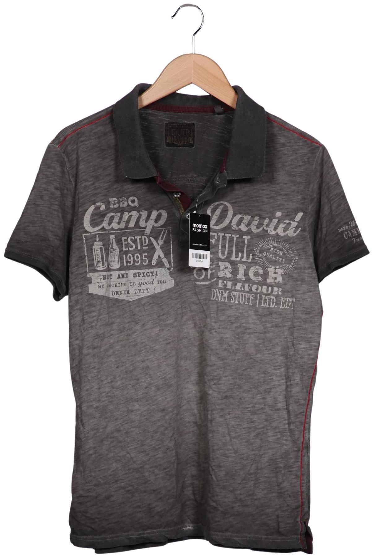 

Camp David Herren Poloshirt, grau, Gr. 52