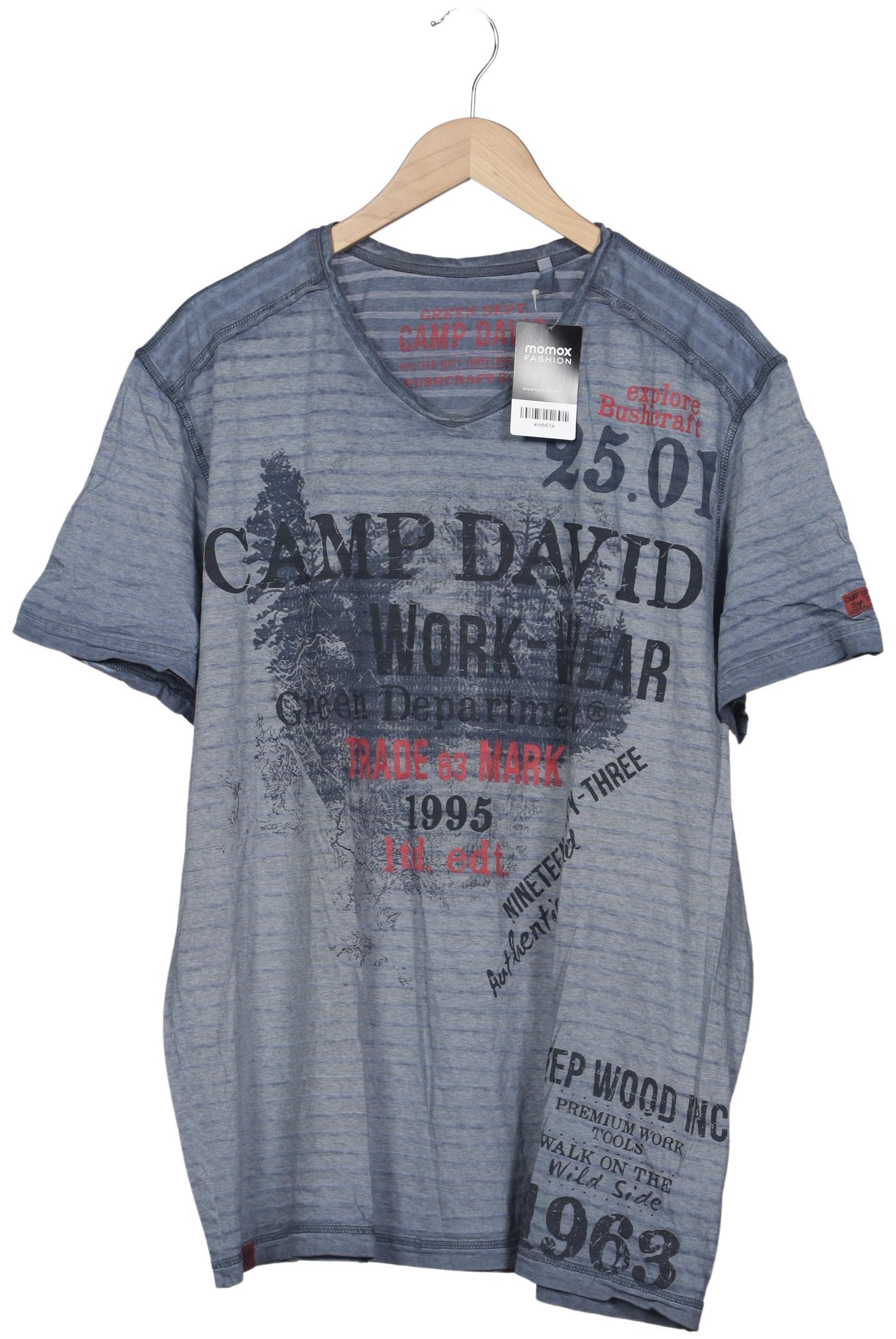 

Camp David Herren T-Shirt, blau, Gr. 58
