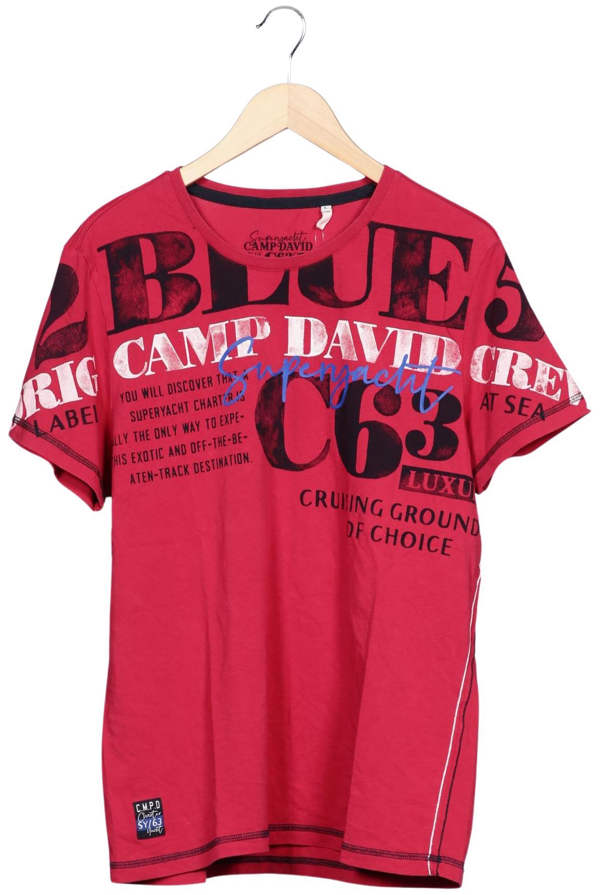 

Camp David Herren T-Shirt, rot, Gr. 52