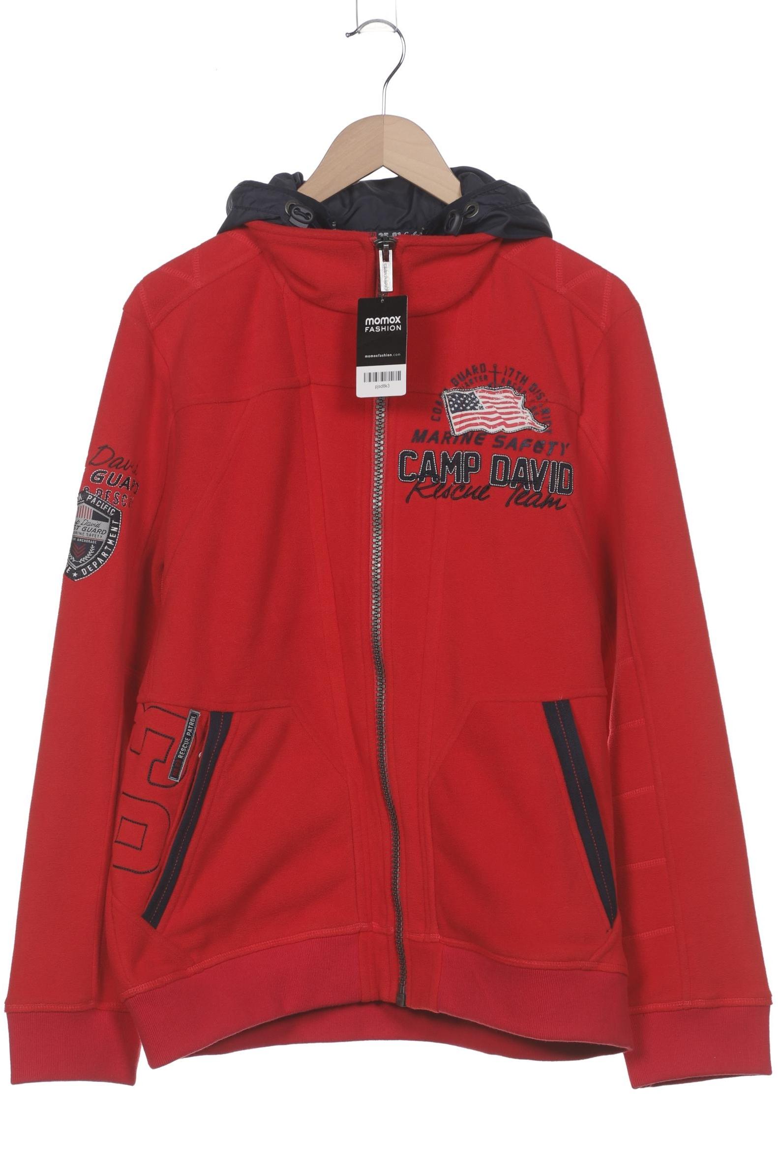 

Camp David Herren Kapuzenpullover, rot, Gr. 48