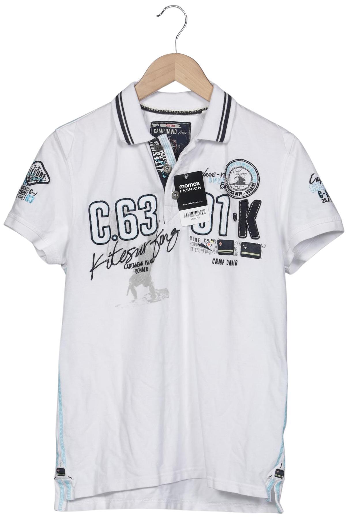 

Camp David Herren Poloshirt, weiß, Gr. 48
