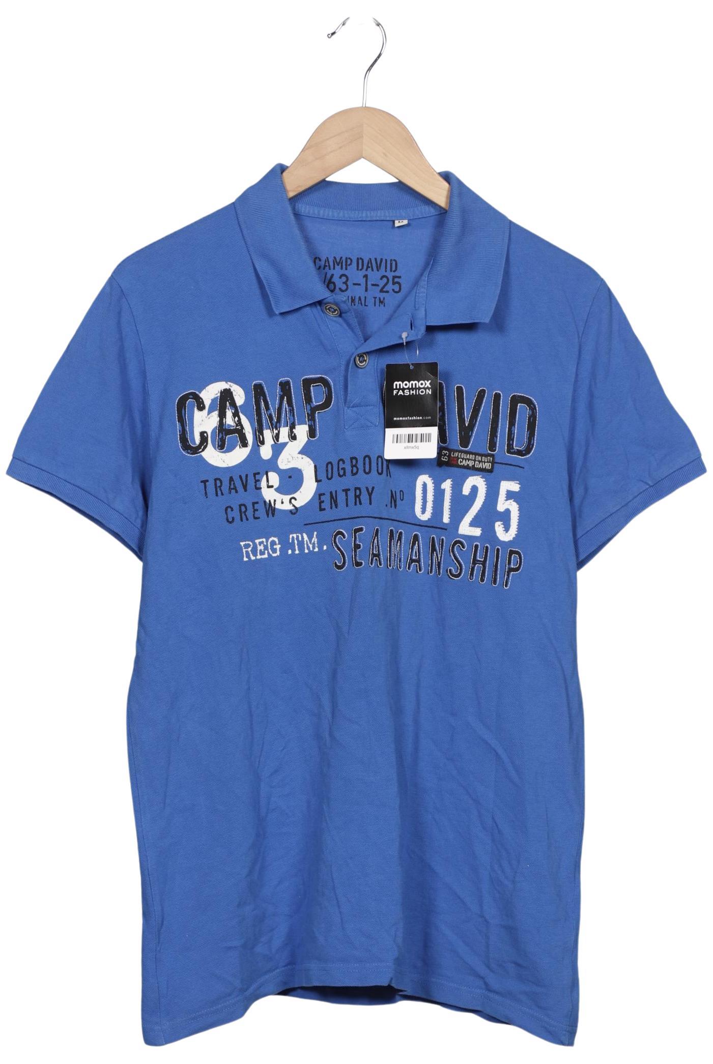 

Camp David Herren Poloshirt, blau, Gr. 48