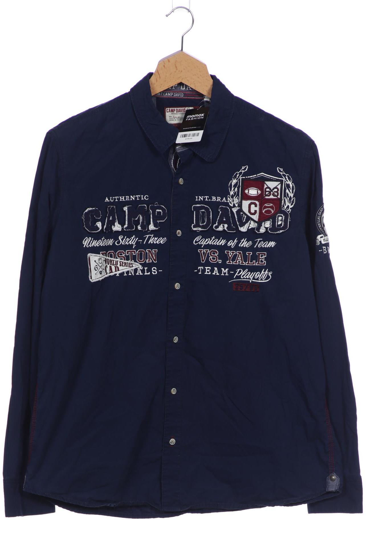 

Camp David Herren Hemd, marineblau, Gr. 56