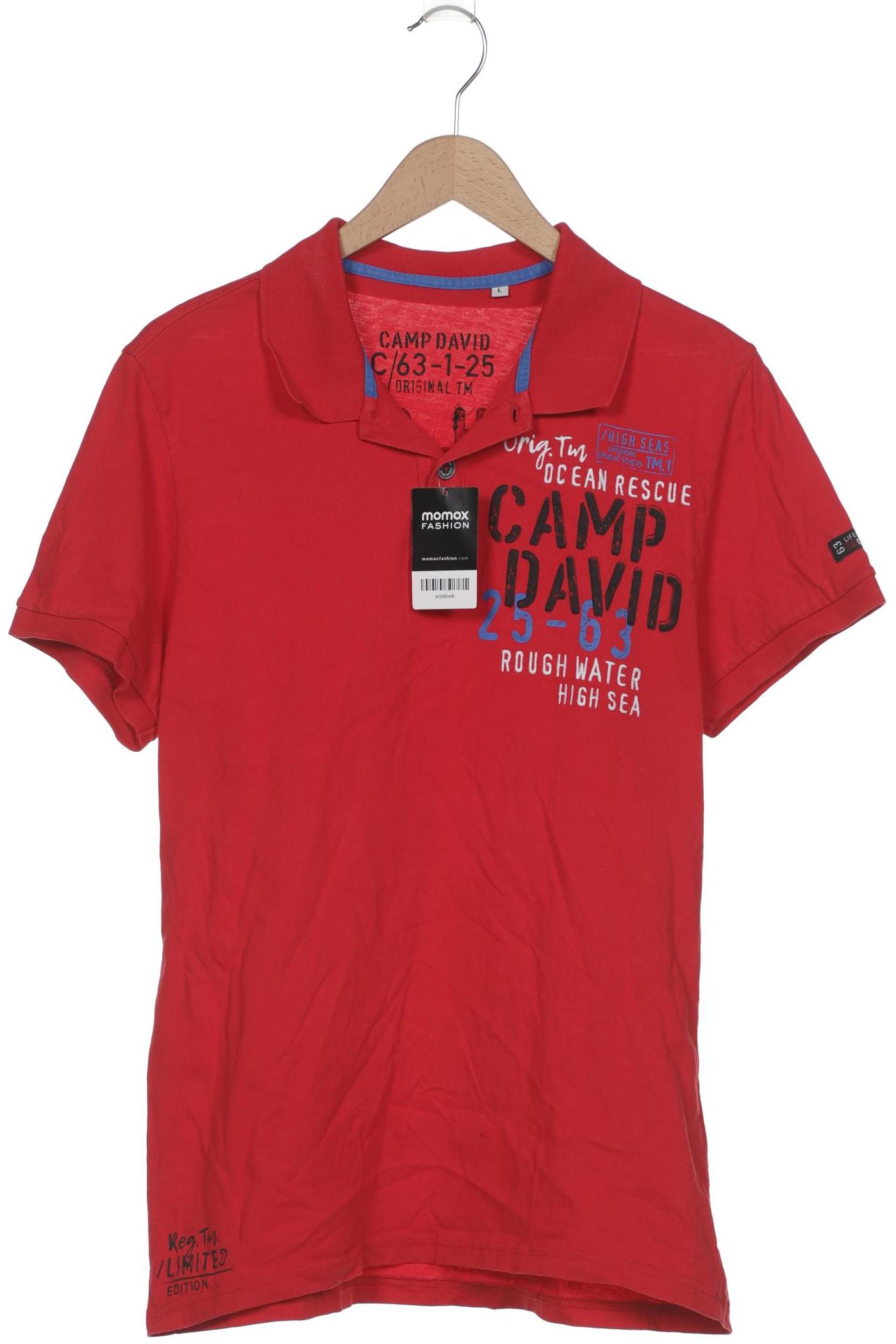 

Camp David Herren Poloshirt, rot, Gr. 52