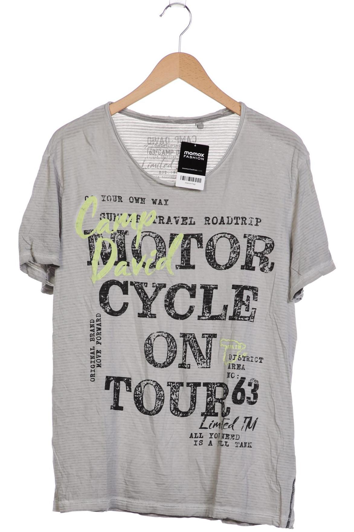 

Camp David Herren T-Shirt, grau, Gr. 52