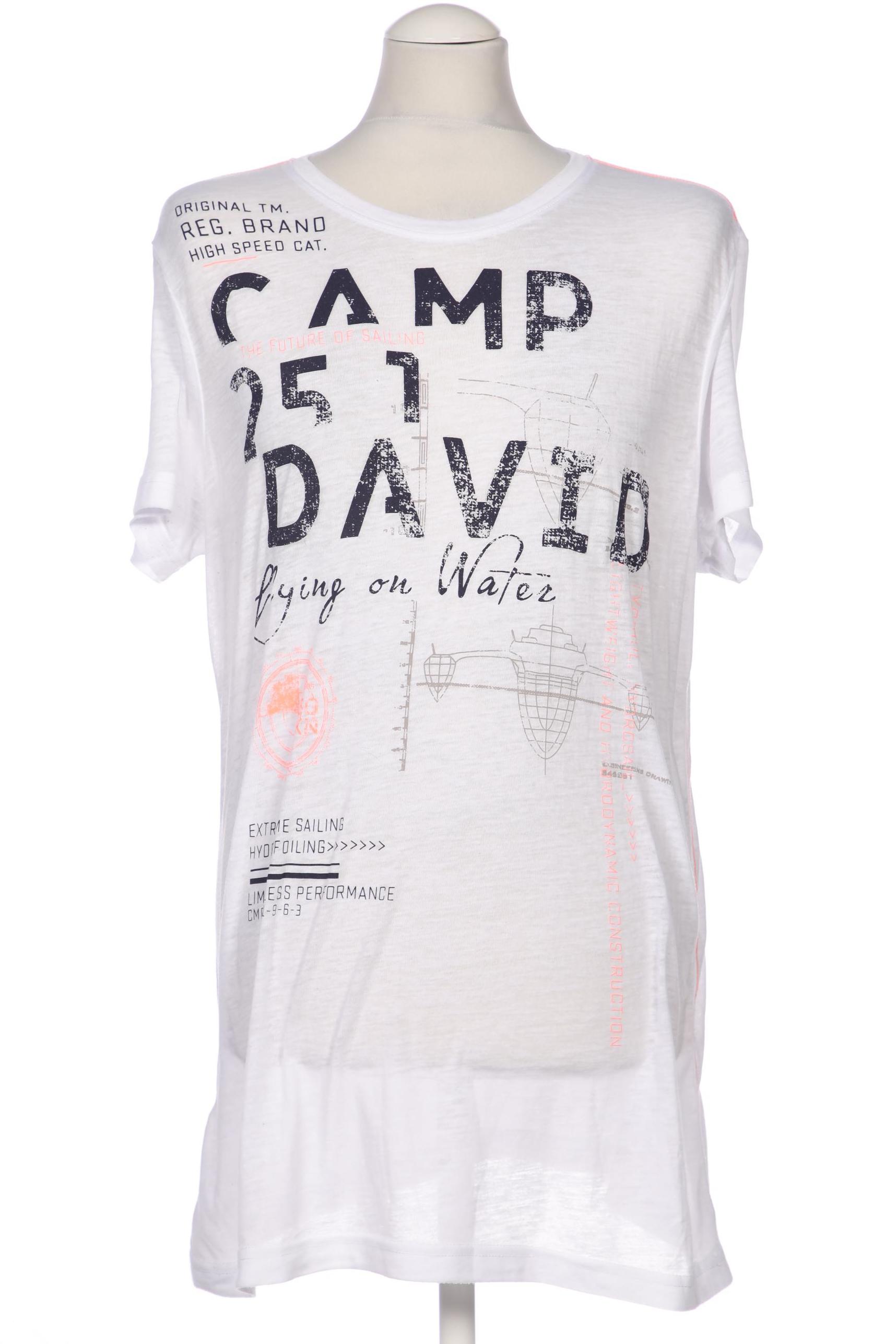 

Camp David Herren T-Shirt, weiß, Gr. 48
