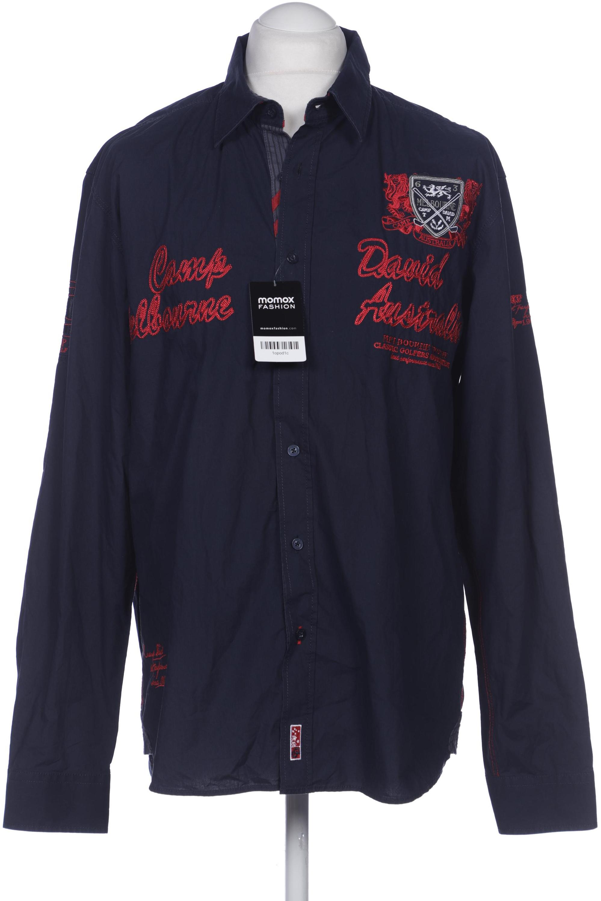 

Camp David Herren Hemd, marineblau, Gr. 54