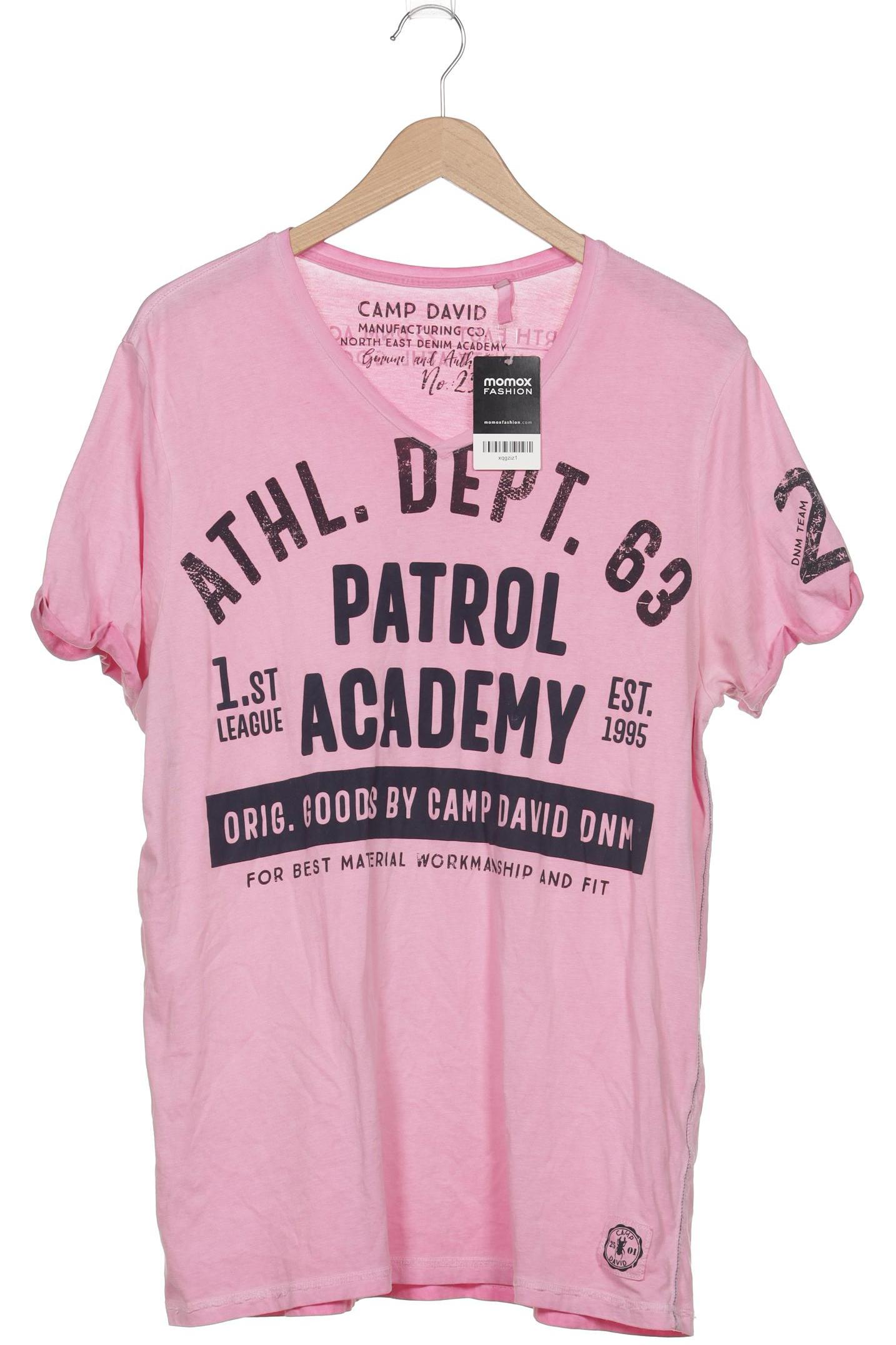 

Camp David Herren T-Shirt, pink, Gr. 54