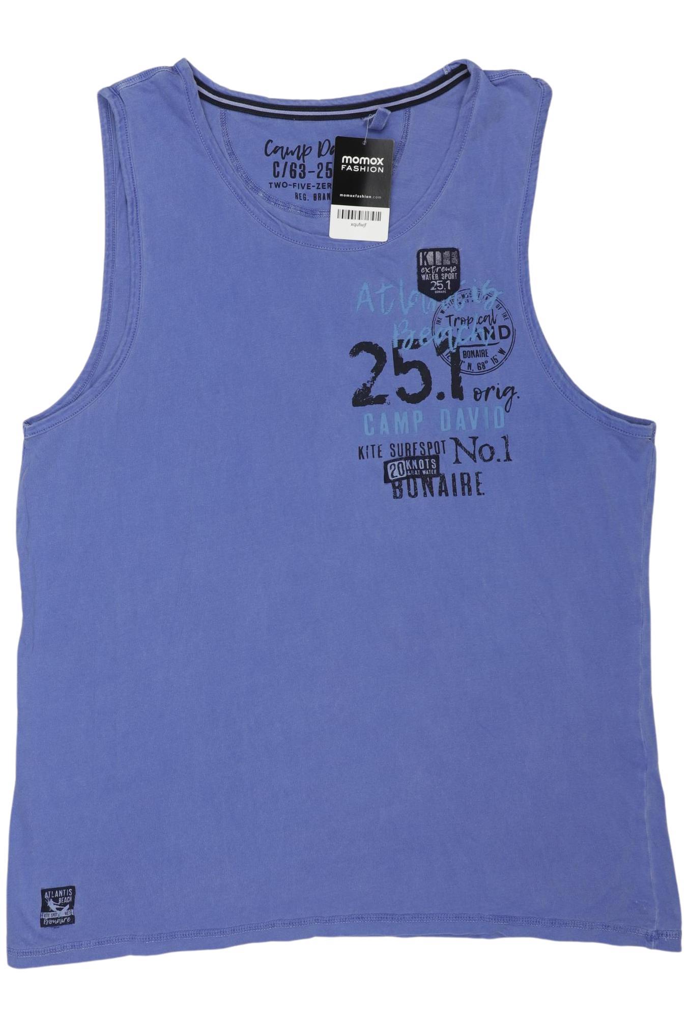 

Camp David Herren T-Shirt, blau, Gr. 54