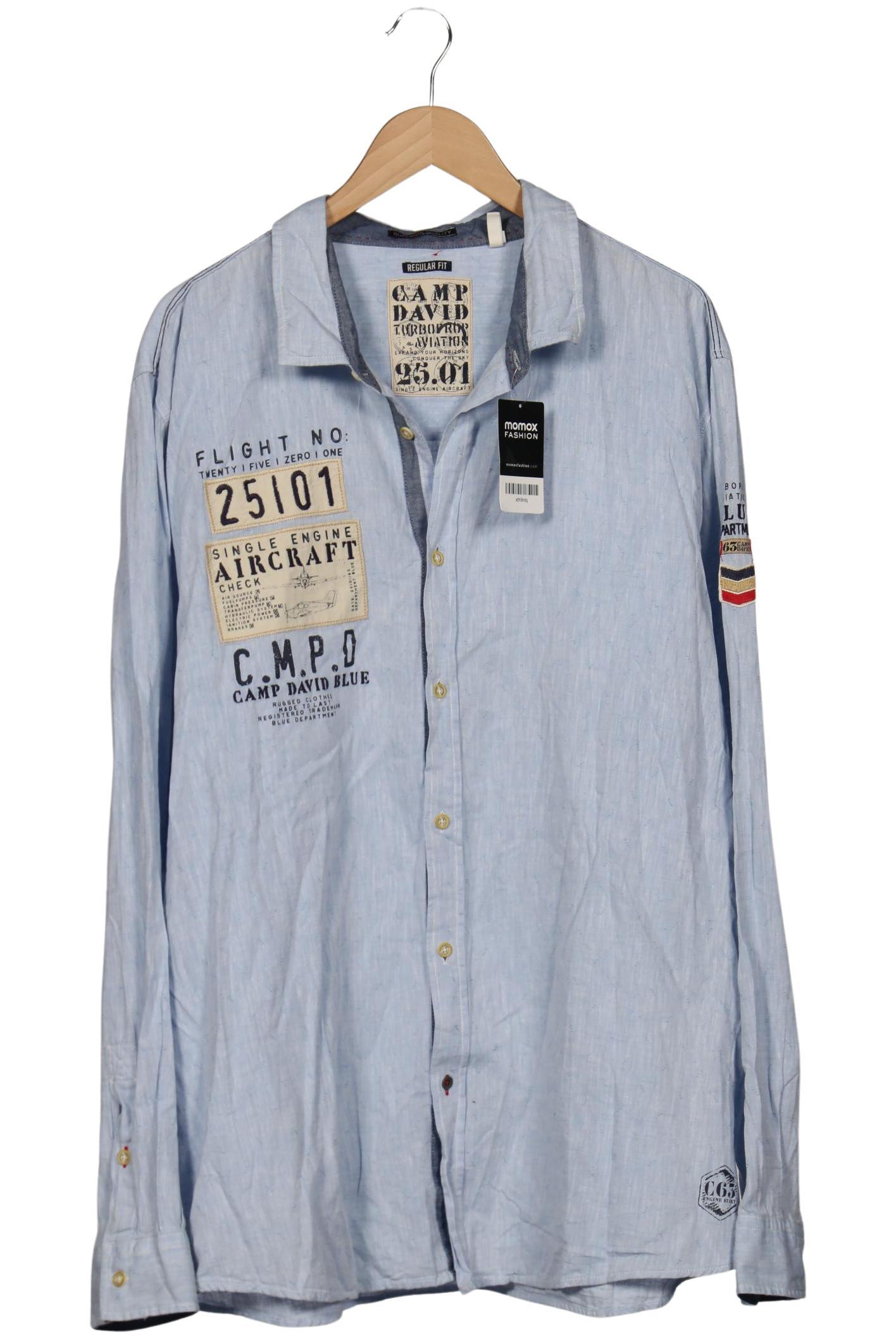 

Camp David Herren Hemd, hellblau, Gr. 58