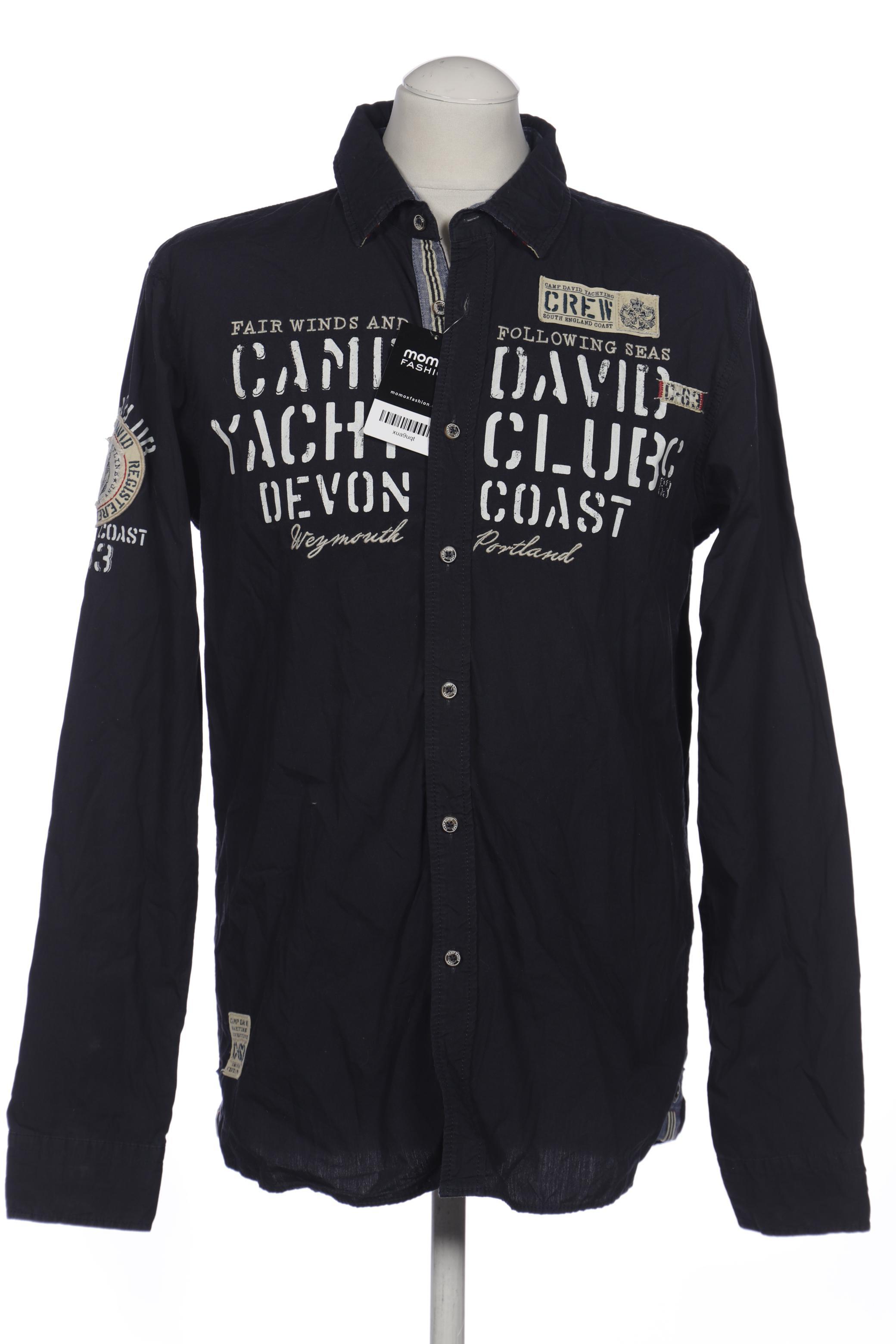 

Camp David Herren Hemd, marineblau
