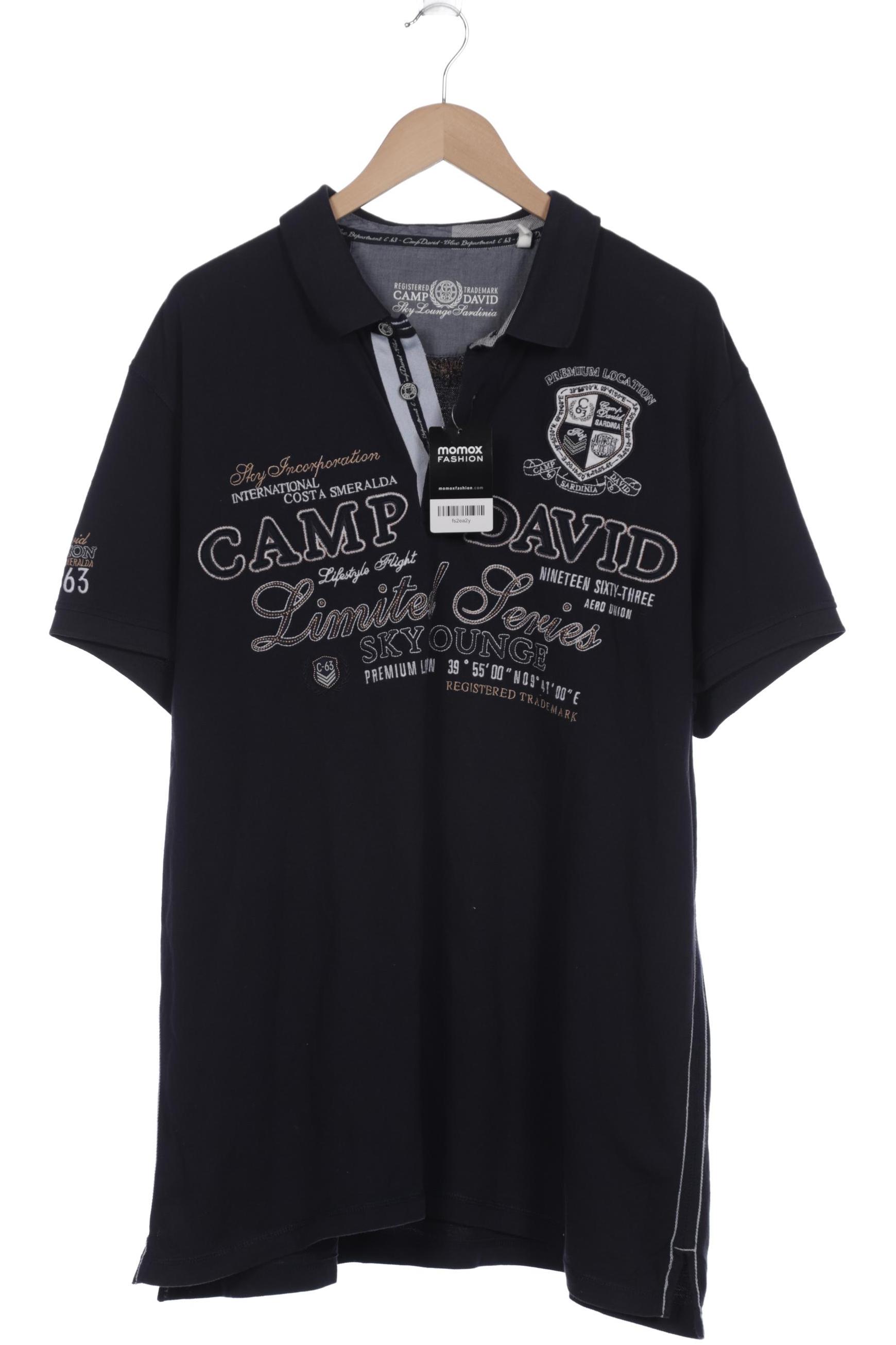 

Camp David Herren Poloshirt, marineblau