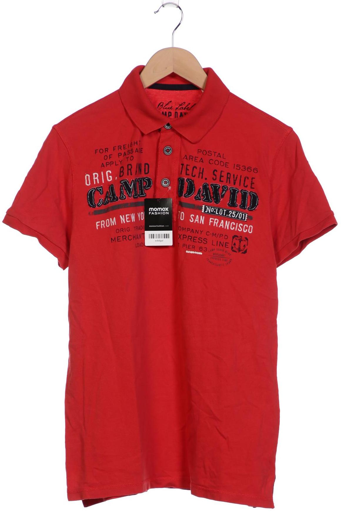 

Camp David Herren Poloshirt, rot, Gr. 52
