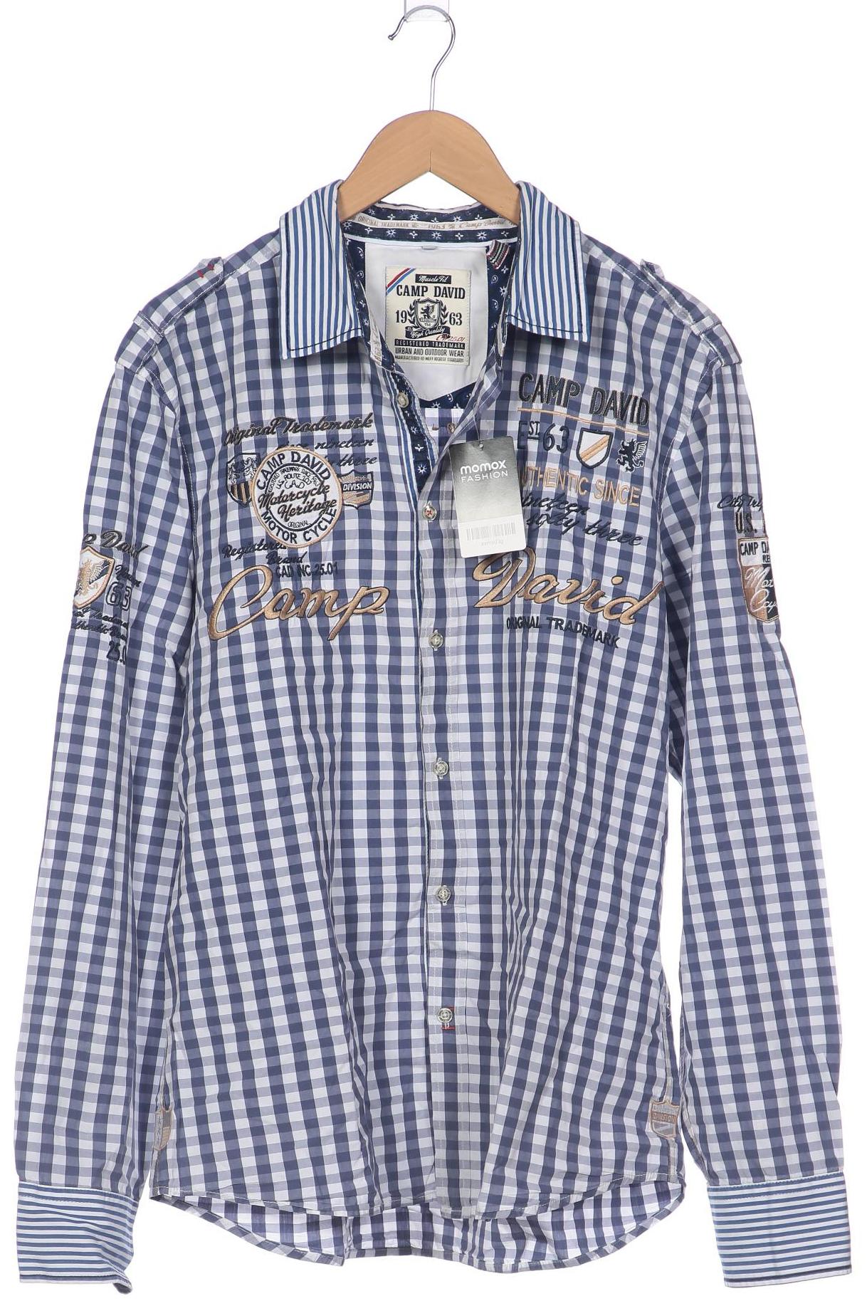 

Camp David Herren Hemd, marineblau, Gr. 56