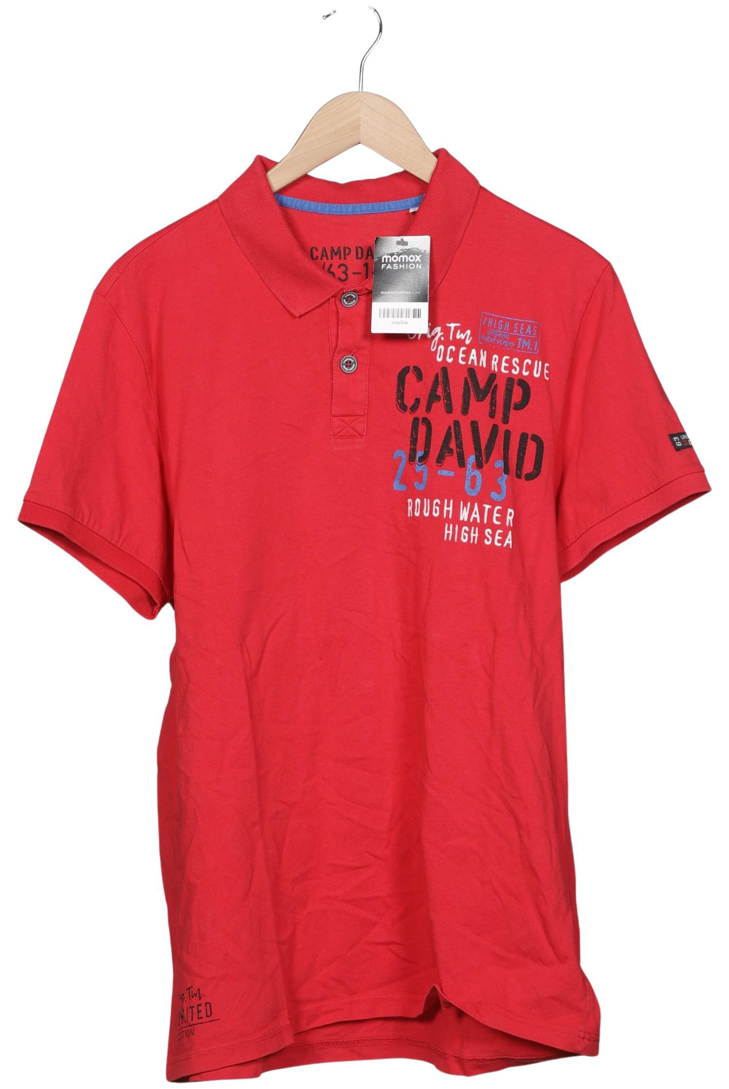 

Camp David Herren Poloshirt, rot, Gr. 54