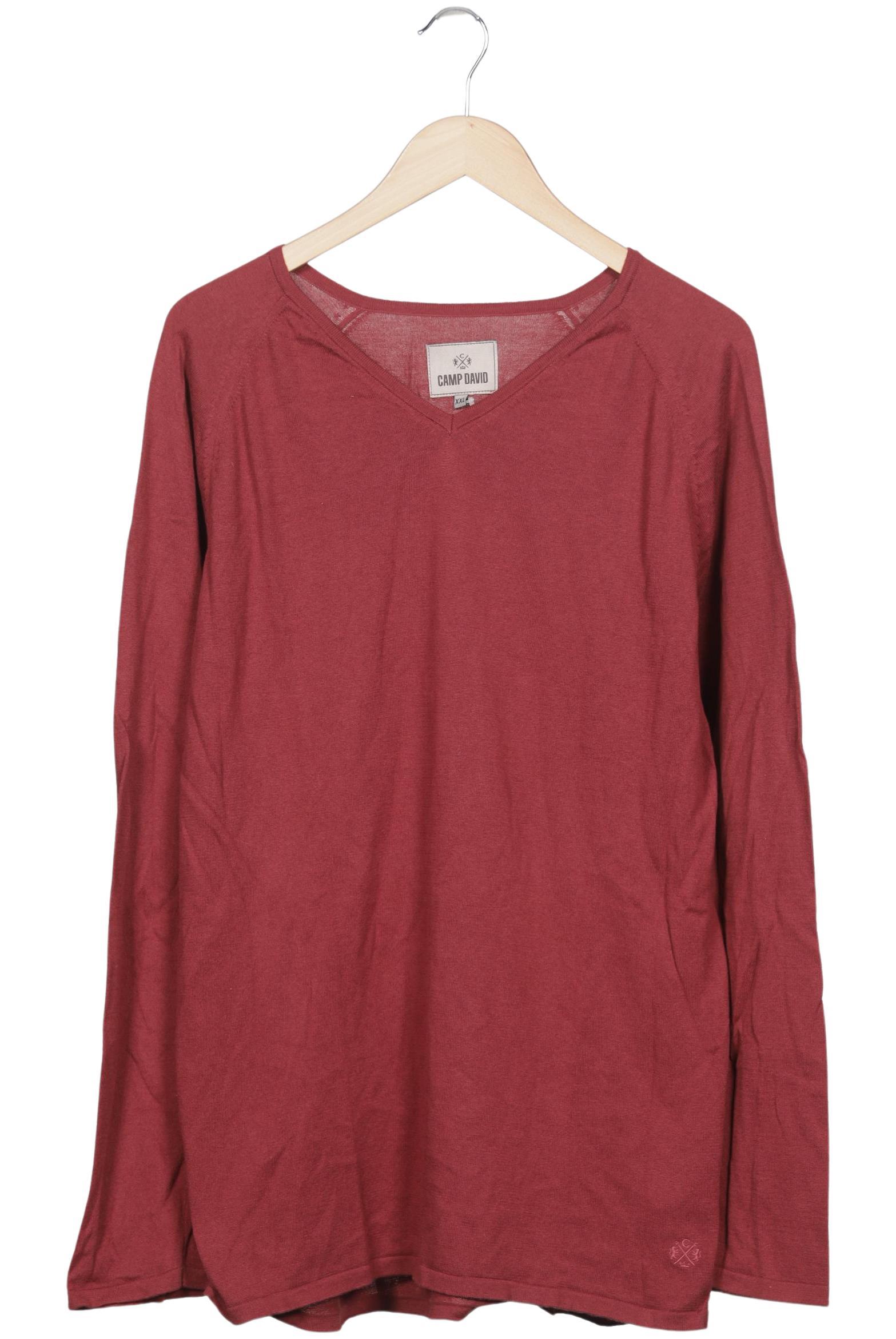 

Camp David Herren Pullover, rot, Gr. 56
