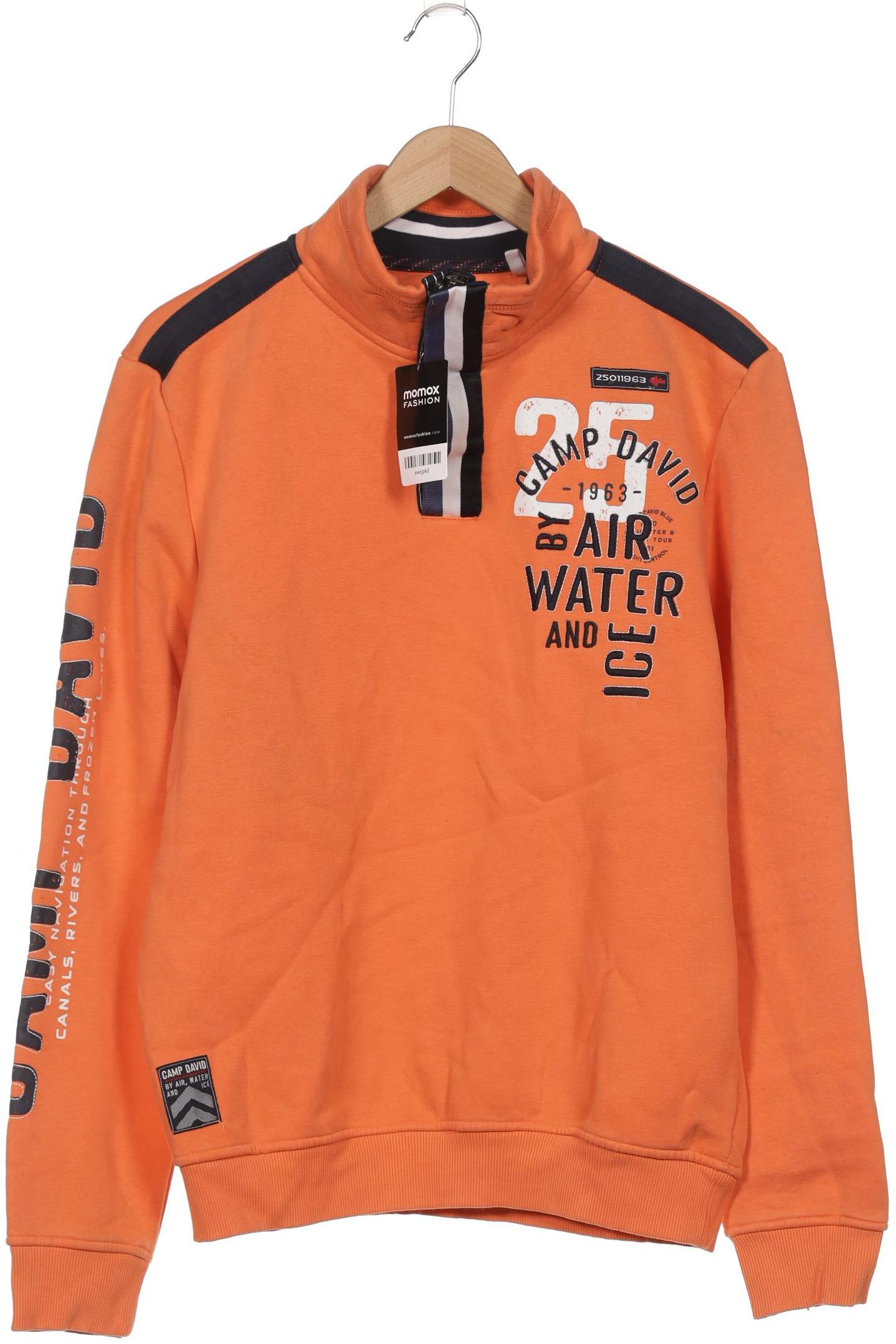 

Camp David Herren Sweatshirt, orange, Gr. 52