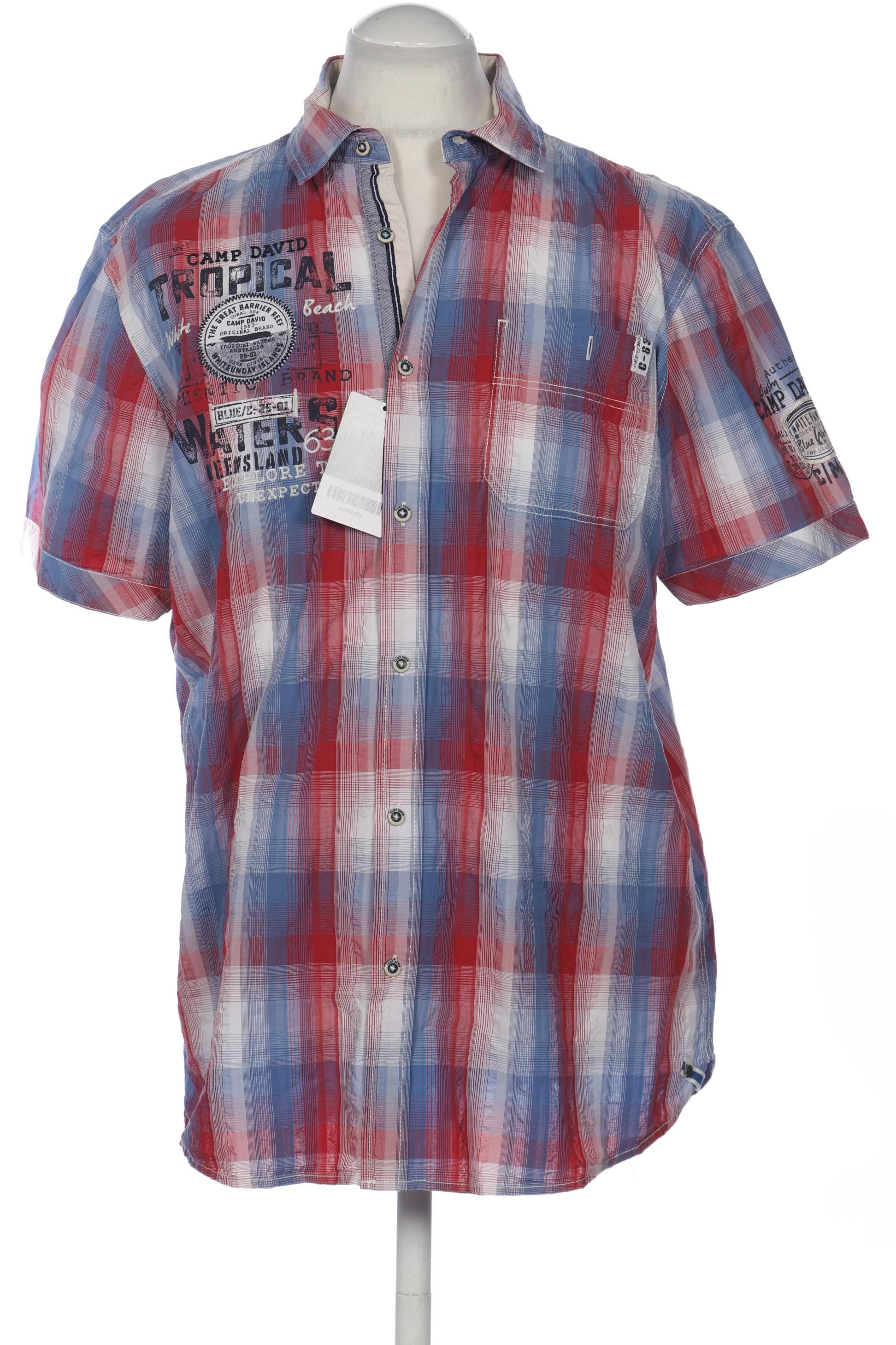 

Camp David Herren Hemd, blau