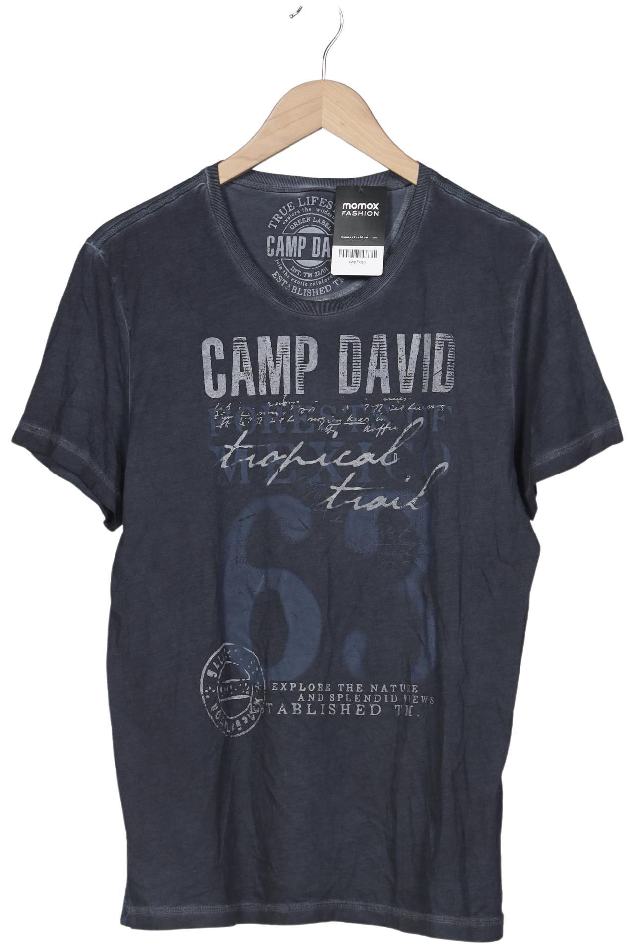 

Camp David Herren T-Shirt, marineblau, Gr. 48